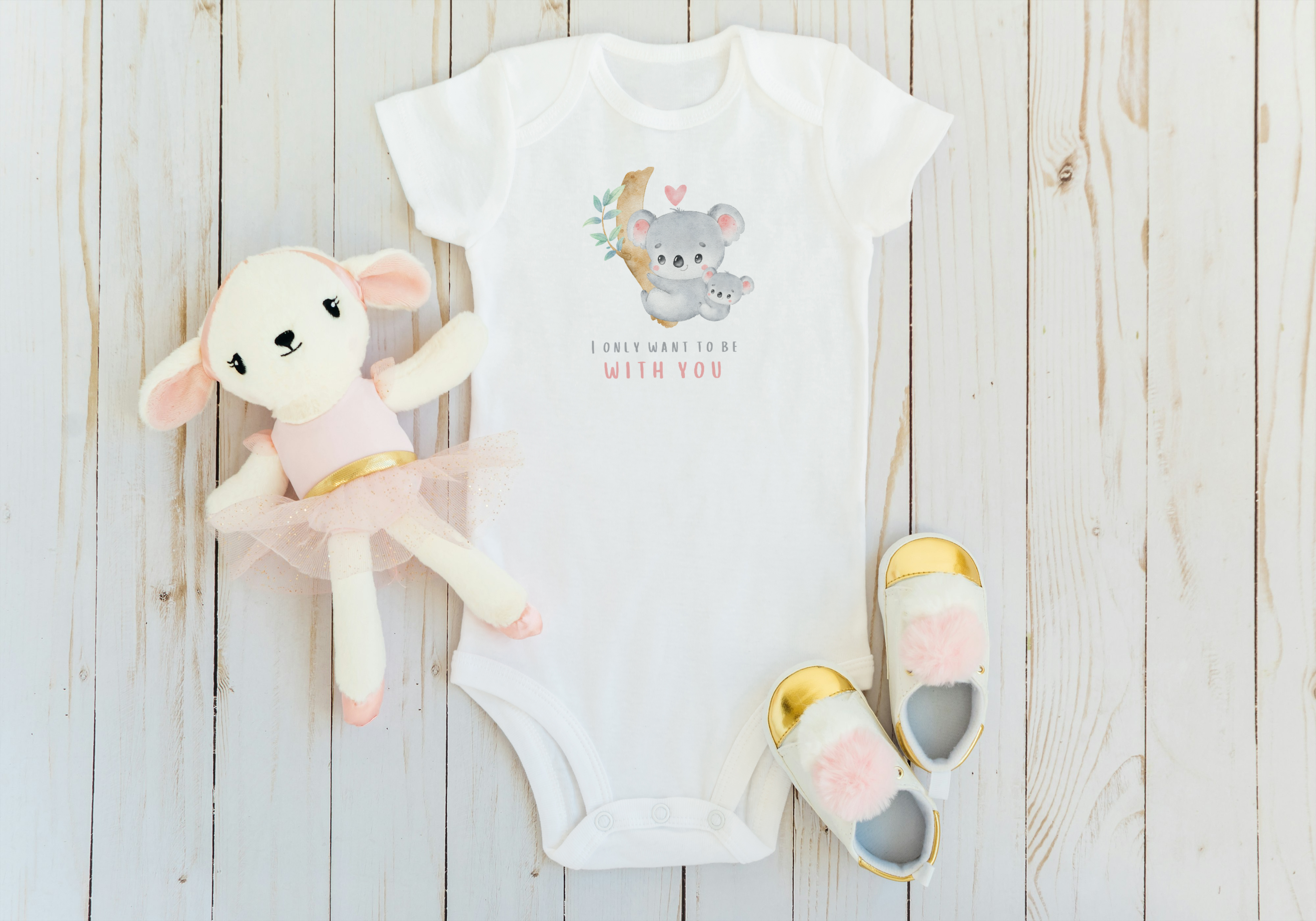 Koala Mother and Baby Onesie 
