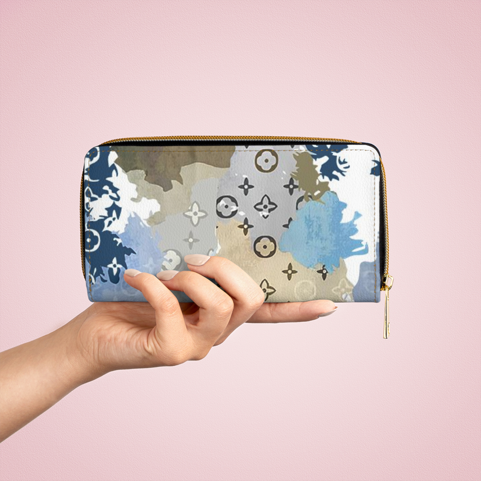 Personalized Zipper Wallet, 100% PU Leather, Accessory for Daily Use, Travel, Work, Holidays, Organizing, Fashionable, Secure Storage, Birthdays Gift for Her/Him product thumbnail image Personalized Zipper Wallet, 100% PU Leather, Accessory for Daily Use, Travel, Work, Holidays, Organizing, Fashionable, Secure Storage, Birthdays Gift for Her/Him product thumbnail image