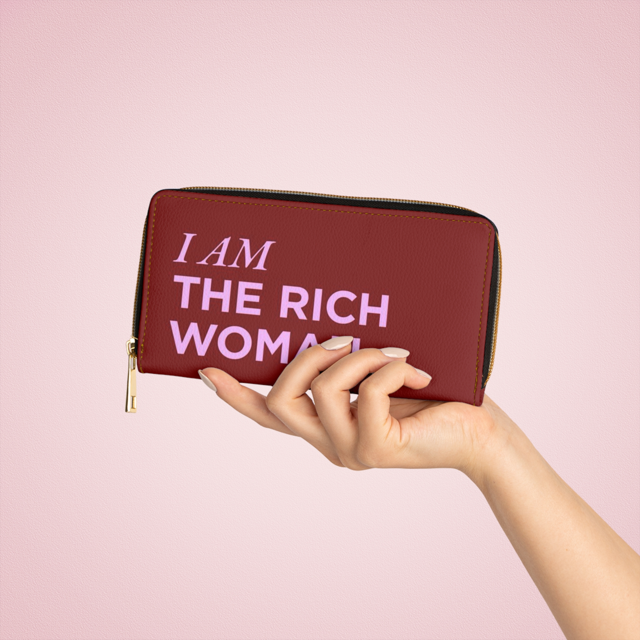 Personalized Zipper Wallet, 100% PU Leather, Accessory for Daily Use, Travel, Work, Holidays, Organizing, Fashionable, Secure Storage, Birthdays Gift for Her/Him product thumbnail image Personalized Zipper Wallet, 100% PU Leather, Accessory for Daily Use, Travel, Work, Holidays, Organizing, Fashionable, Secure Storage, Birthdays Gift for Her/Him product thumbnail image