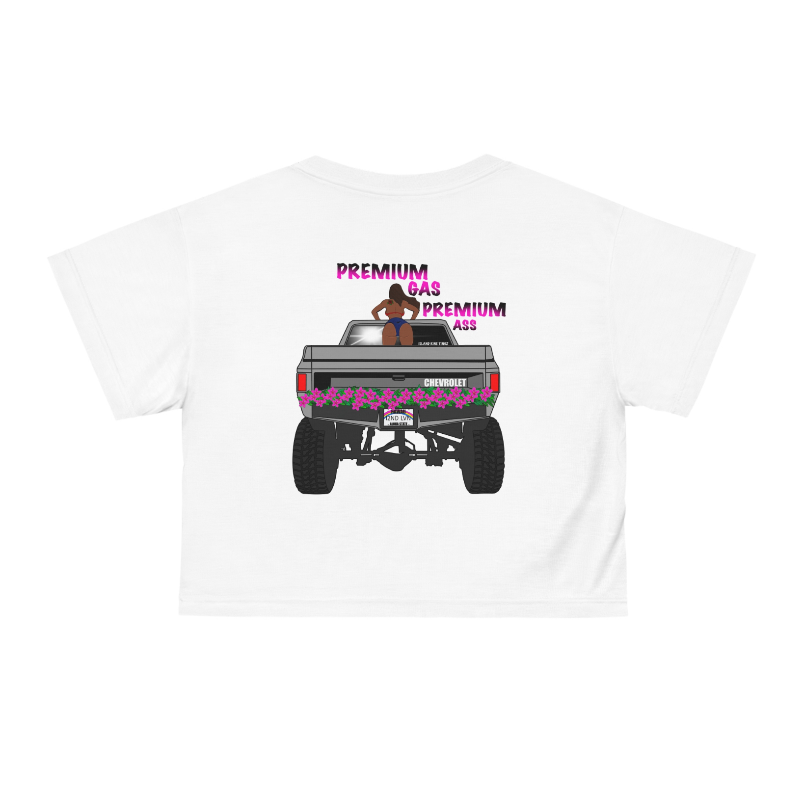 Island Living Crop Tee ( Premium only ) product thumbnail image