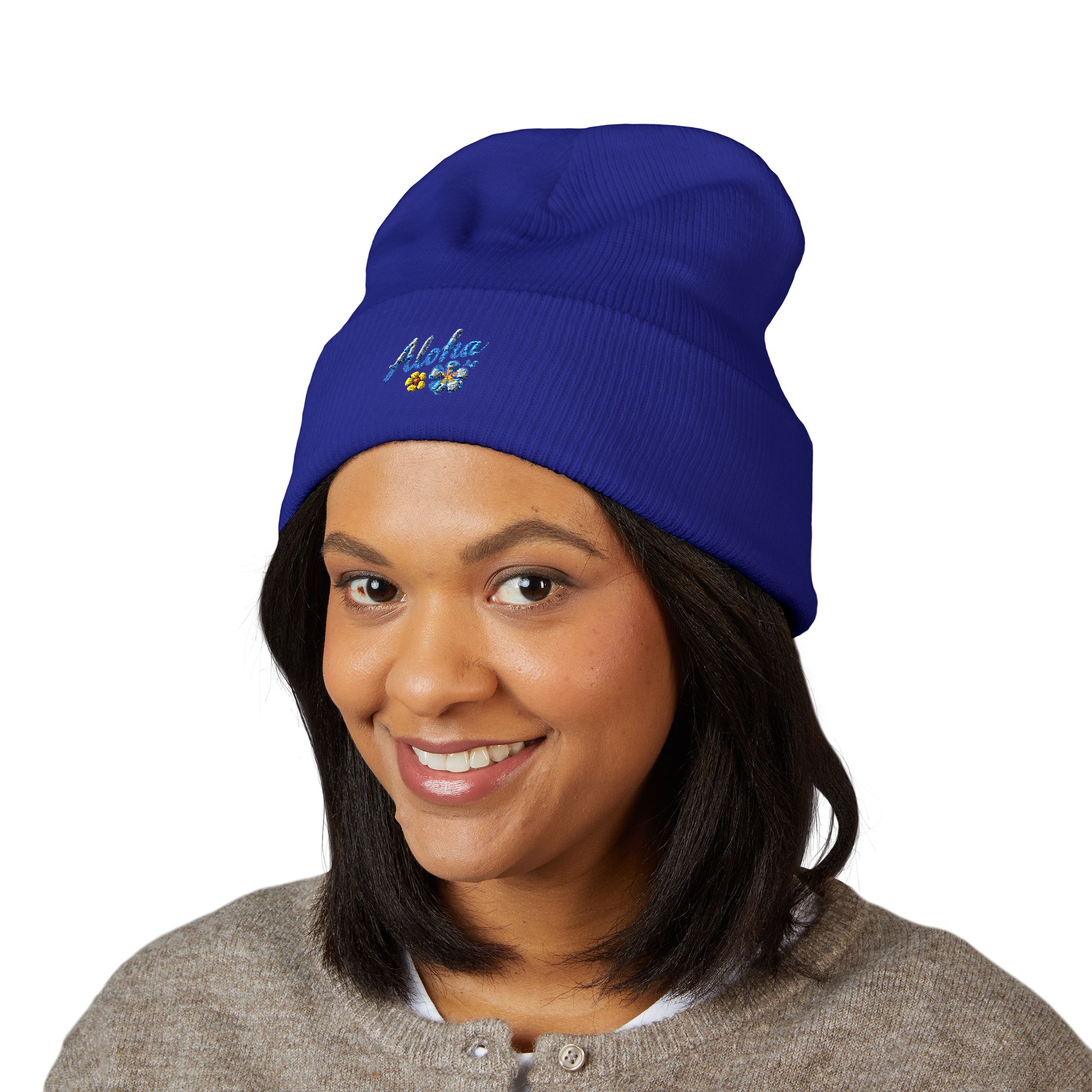 Personalized Cuffed Beanie (Embroidered), Winter Hat, Unisex Knit Hat, Custom Beanie, Winter Seasons, Cozy Accessories, Birthdays Gift idea product thumbnail image