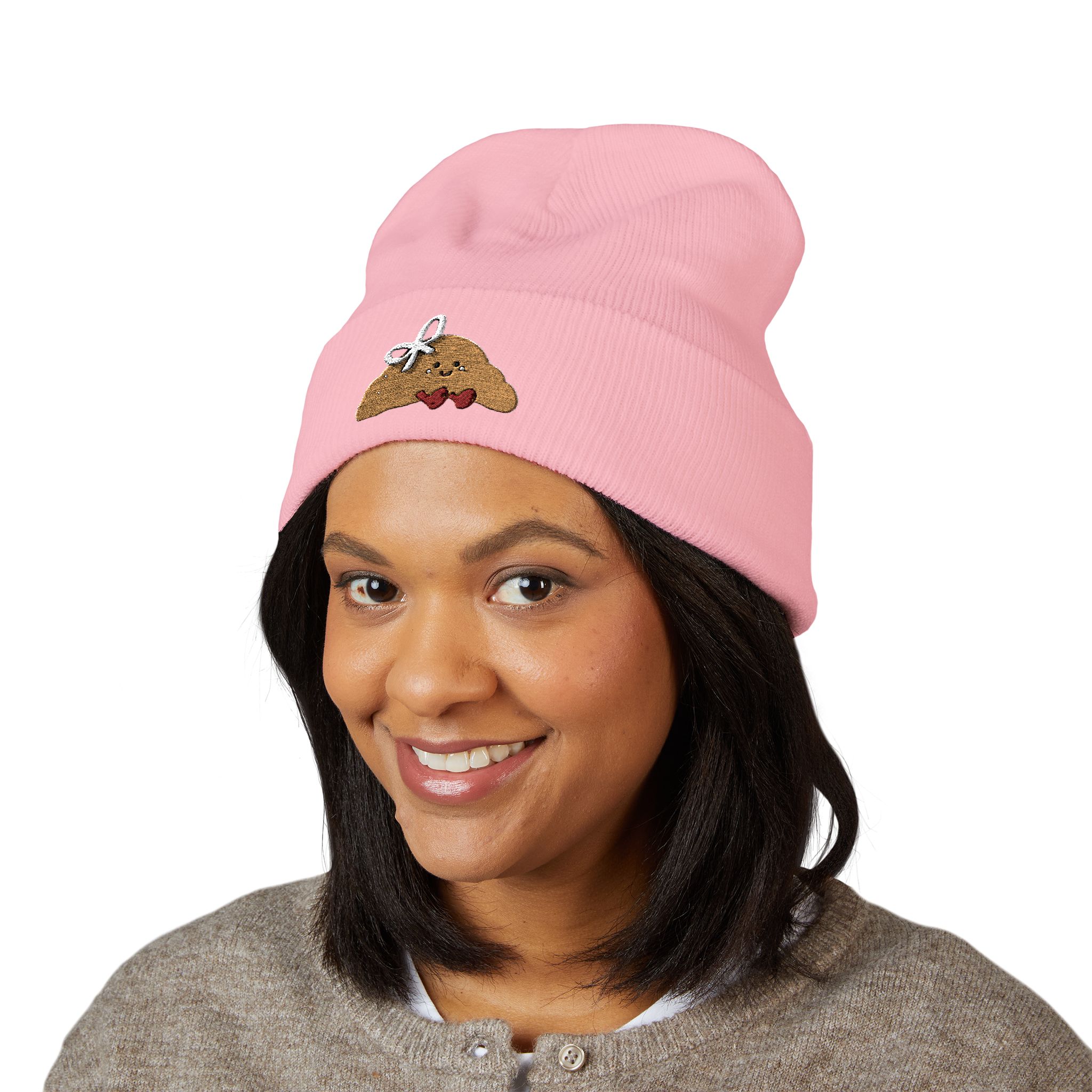 Personalized Cuffed Beanie (Embroidered), Winter Hat, Unisex Knit Hat, Custom Beanie, Winter Seasons, Cozy Accessories, Birthdays Gift idea product thumbnail image