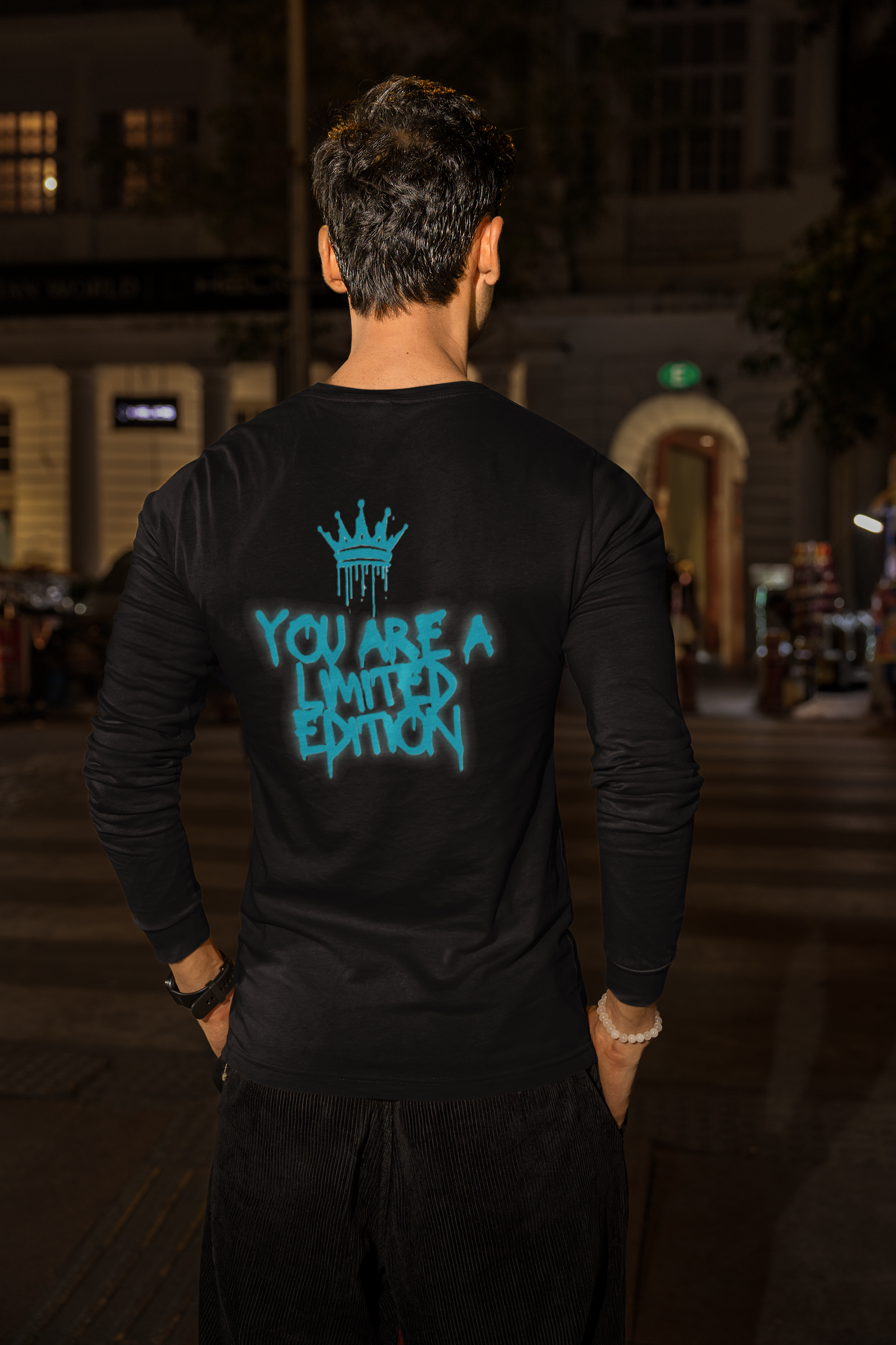 Crown ,Unisex Long Sleeve T-Shirt Leraze Limited Edition product thumbnail image Crown ,Unisex Long Sleeve T-Shirt Leraze Limited Edition product thumbnail image