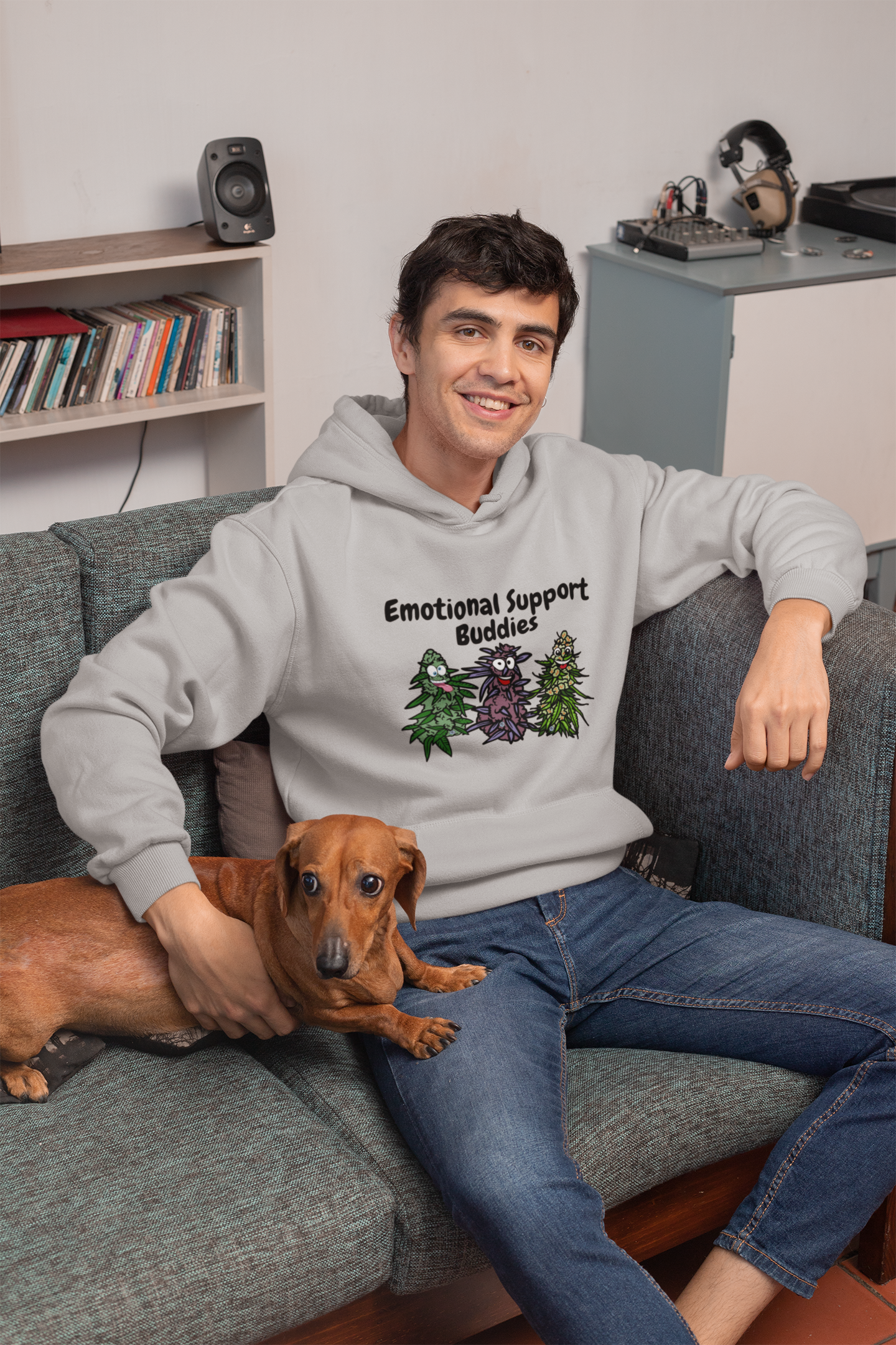 Emotional Support Buddies Hoodie product thumbnail image Emotional Support Buddies Hoodie product thumbnail image