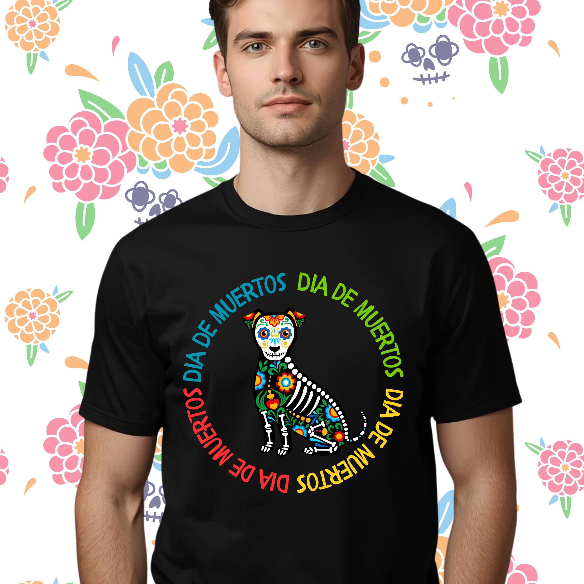 Día de los Muertos Shirt – Festive T-Shirt for Halloween &amp; Day of the Dead product thumbnail image