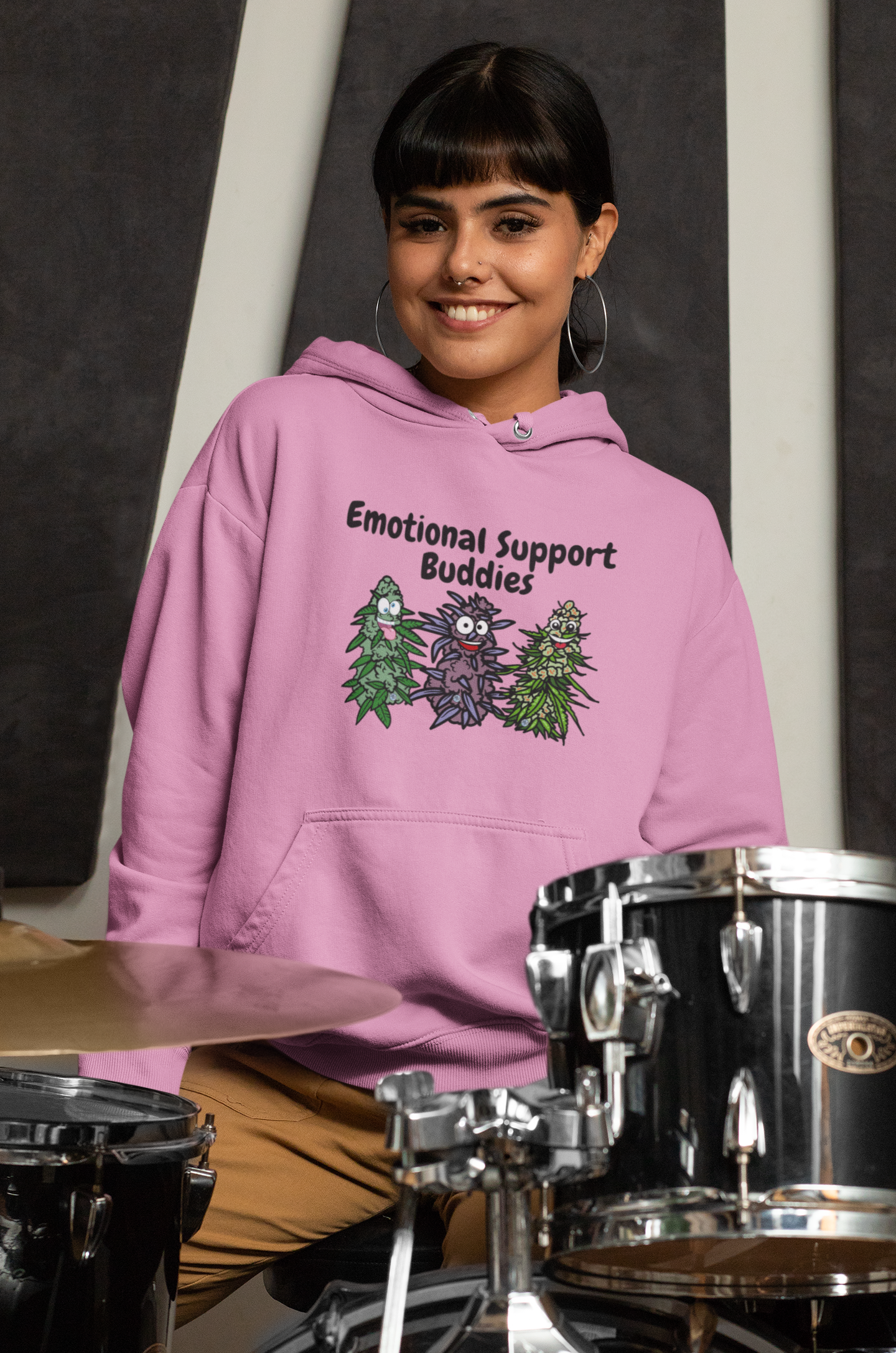 Emotional Support Buddies Hoodie product thumbnail image Emotional Support Buddies Hoodie product thumbnail image