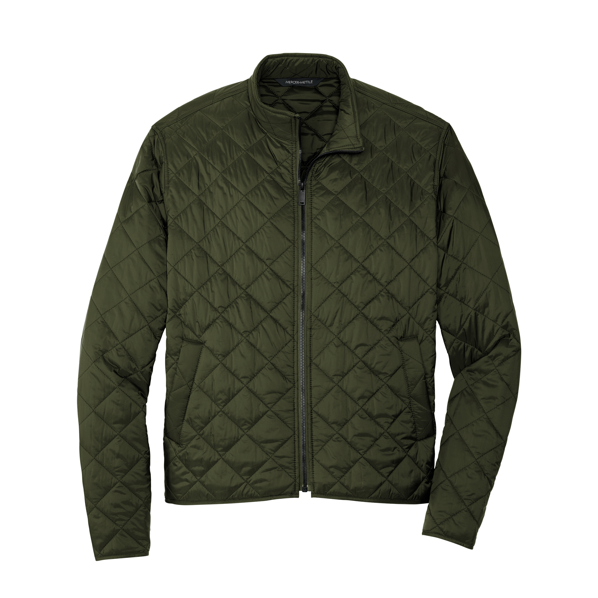 Iliad Athletics Embroidered Unisex Quilted Full-Zip Jacket 