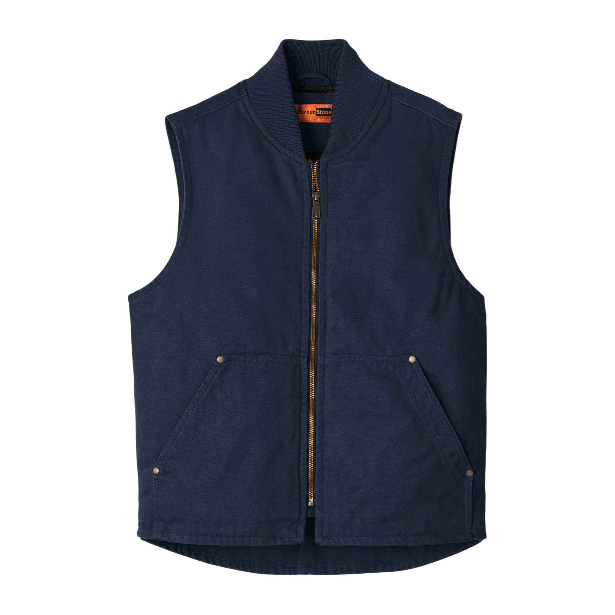 Iliad Athletics Embroidered Unisex Washed Duck Cloth Vest  product thumbnail image