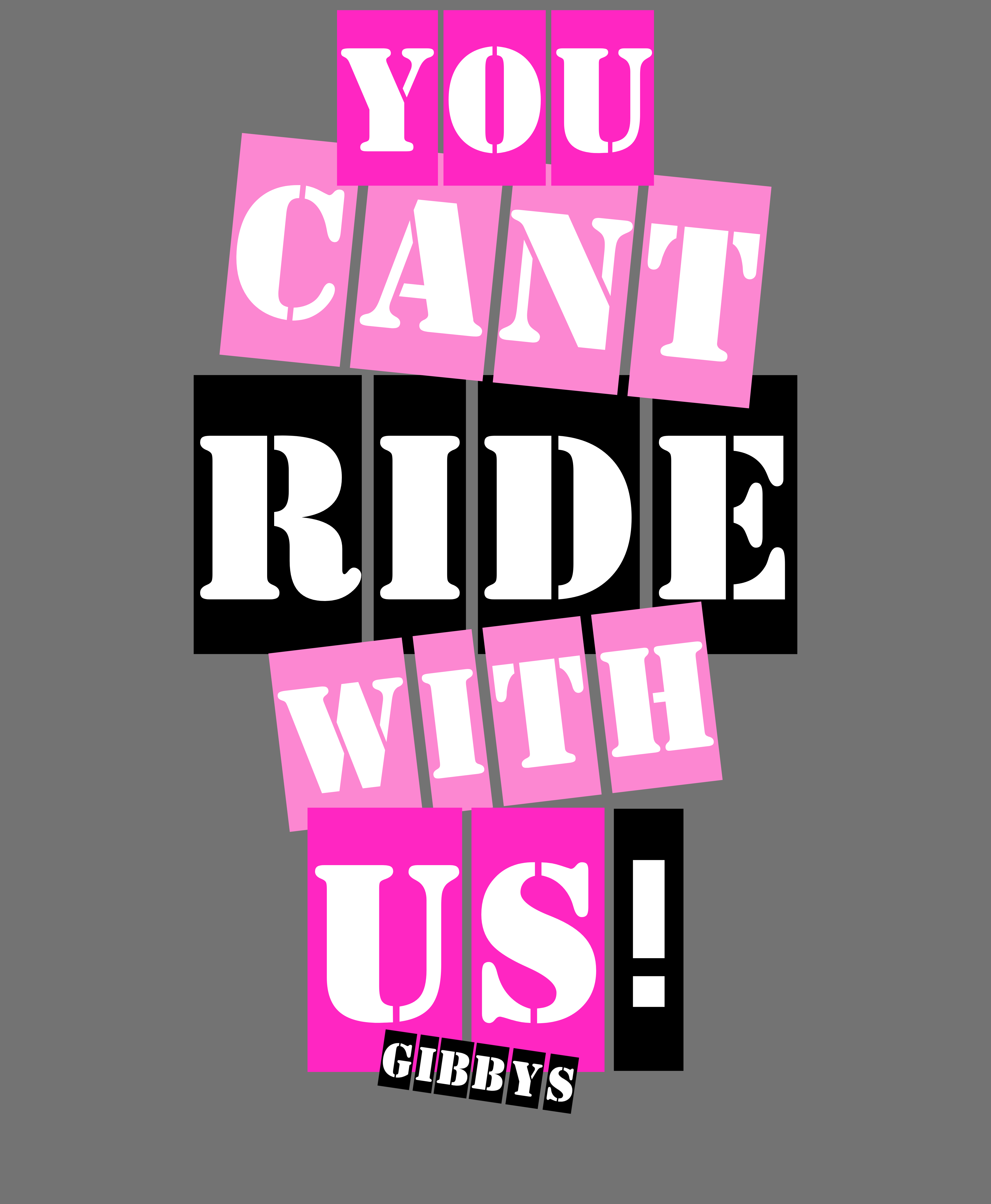 "You Can't Ride With Us" Adult Sweatshirt product thumbnail image