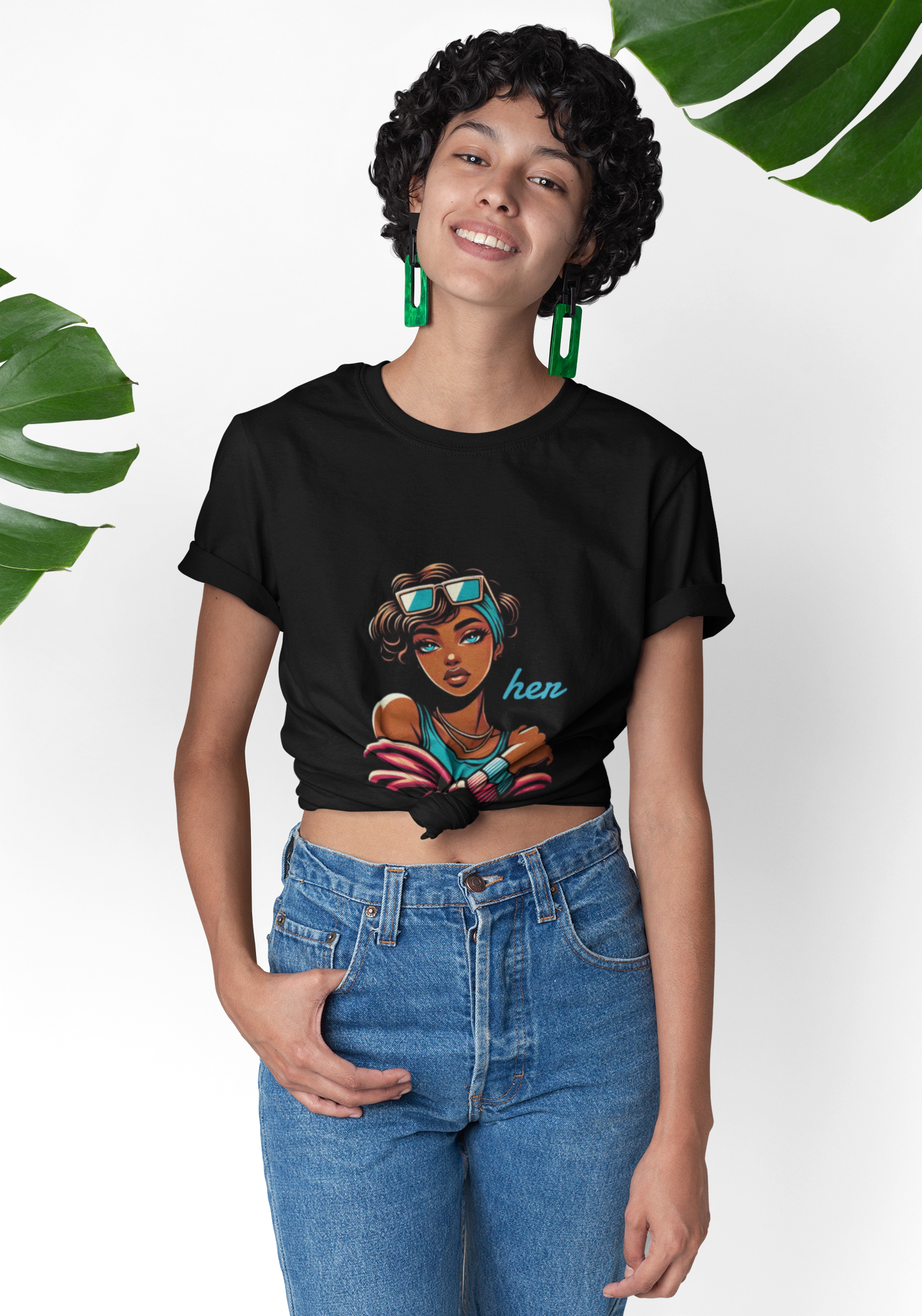 Trendy Cool Retro Graphic T-Shirt for Women | Stylish Summer Top product thumbnail image Trendy Cool Retro Graphic T-Shirt for Women | Stylish Summer Top product thumbnail image