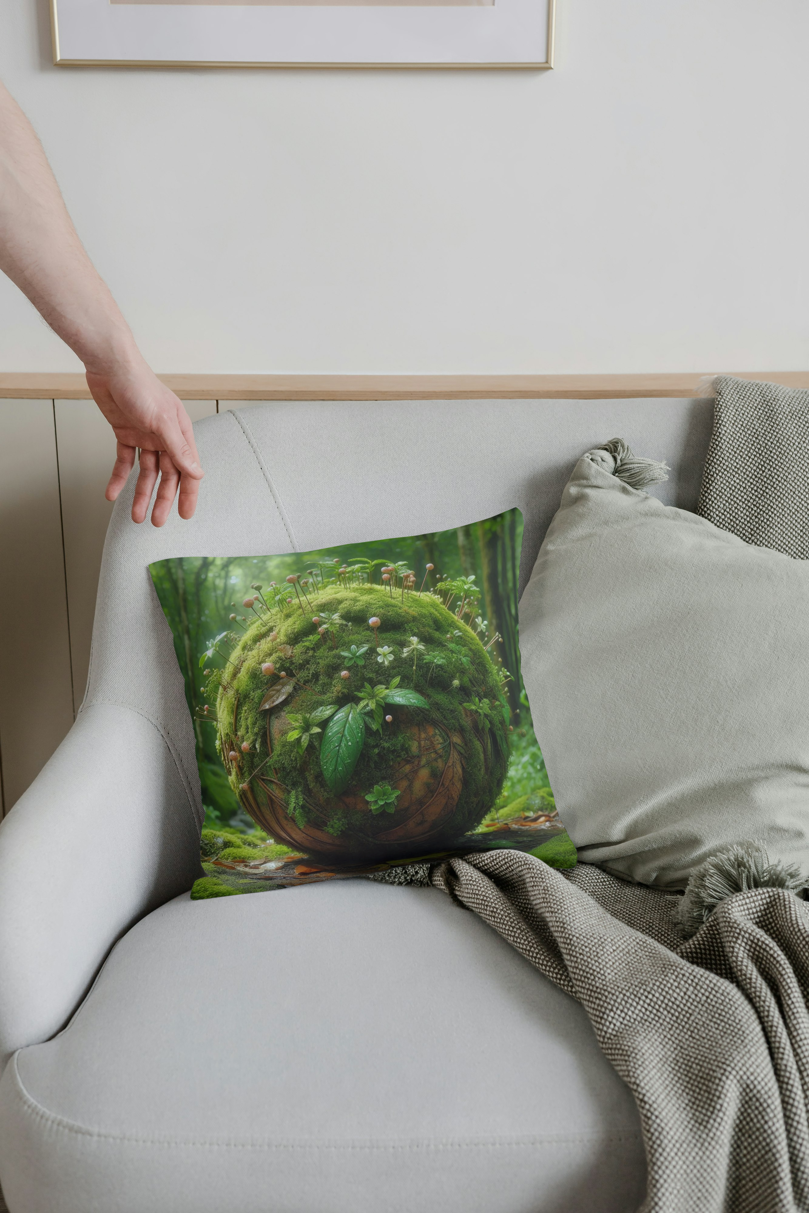 EE ForestBall Custom Shaped Pillows product thumbnail image EE ForestBall Custom Shaped Pillows product thumbnail image