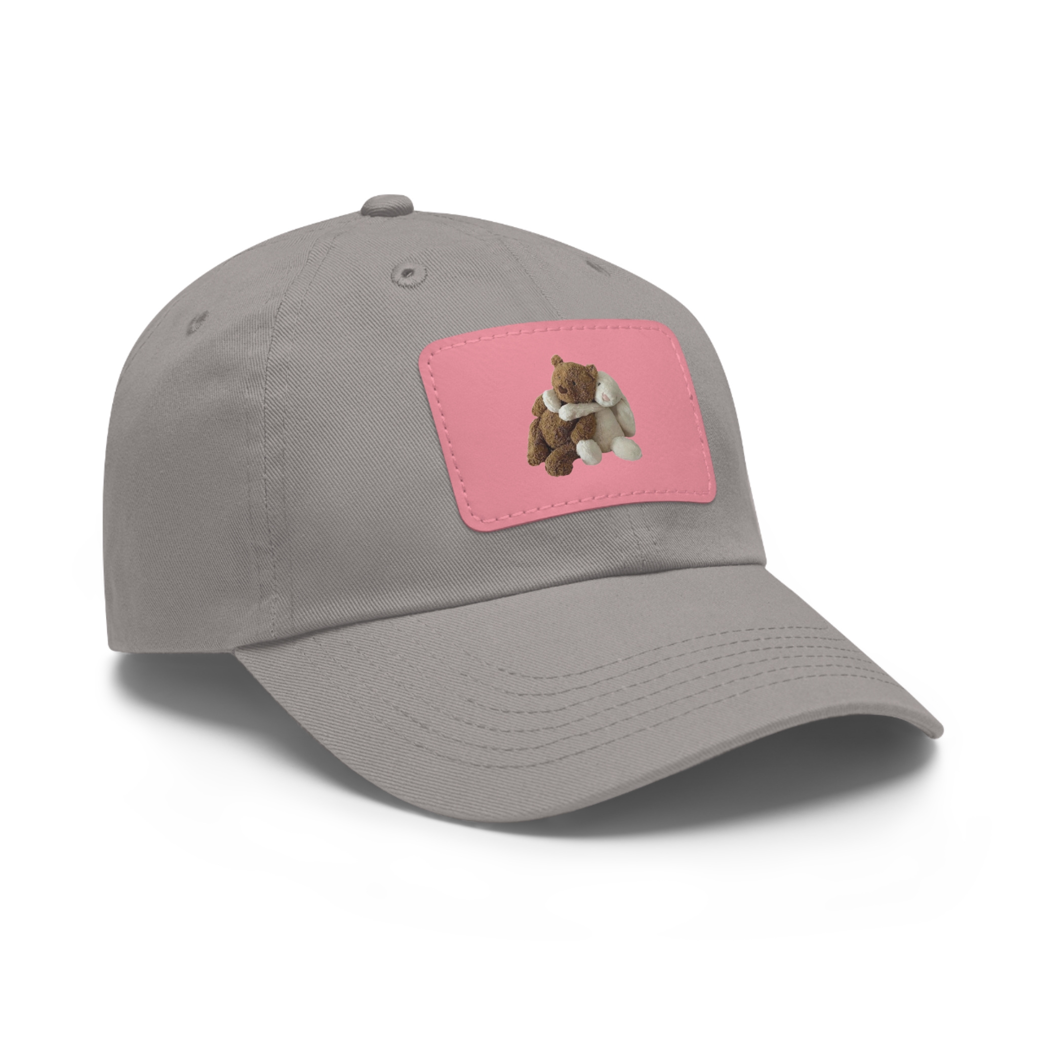 Personalized Dad Hat with Rectangle Leather Patch, Custom Hats, Classic Caps, Viral Dad Hats, Trendy Accessories, Unique Gifts for Him &amp; Her