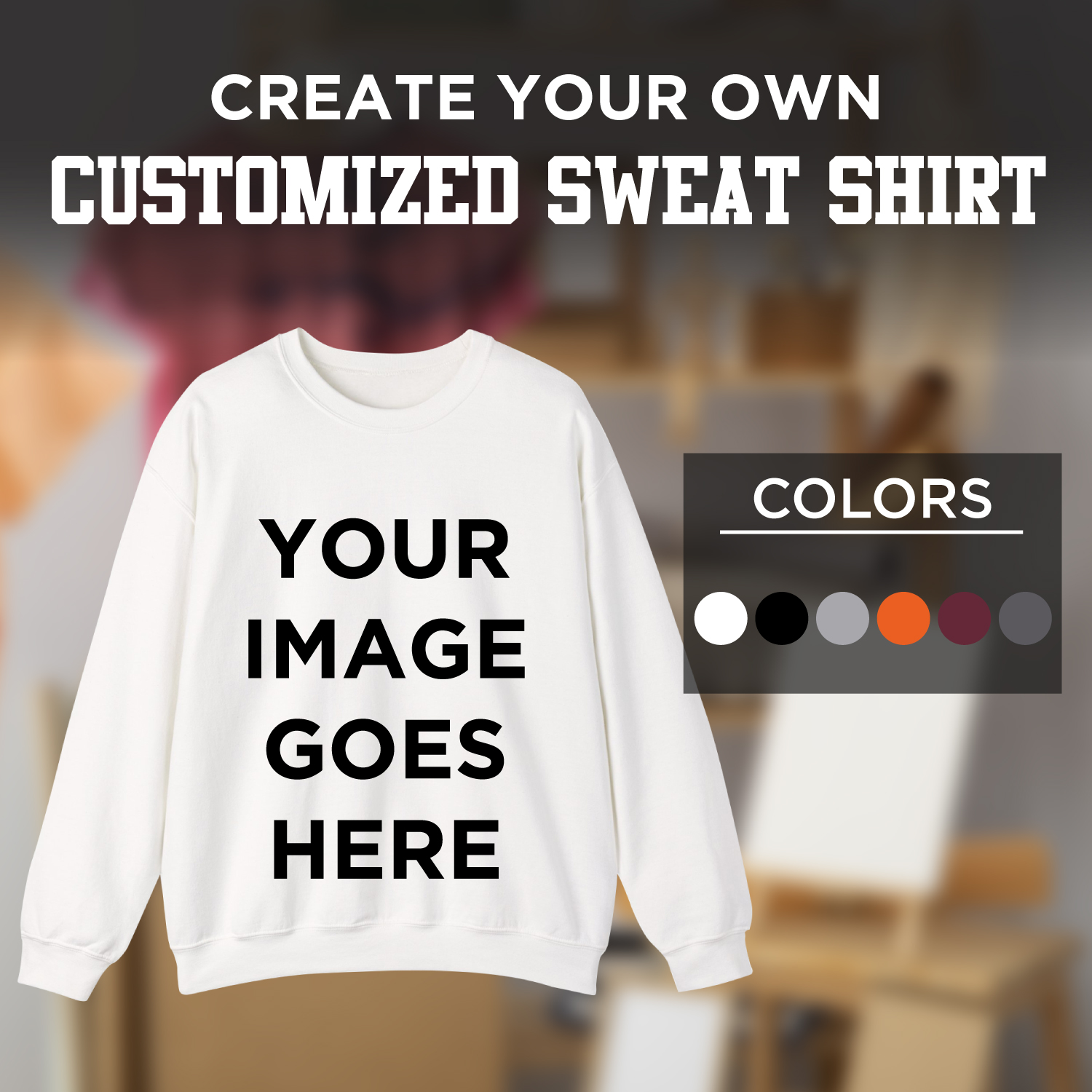 Cozy Customizable Crewneck Sweatshirt for All Occasions, Gift for Friends, Family, Family Gatherings, Personalized Fashion - DMHoops.com product thumbnail image Cozy Customizable Crewneck Sweatshirt for All Occasions, Gift for Friends, Family, Family Gatherings, Personalized Fashion - DMHoops.com product thumbnail image