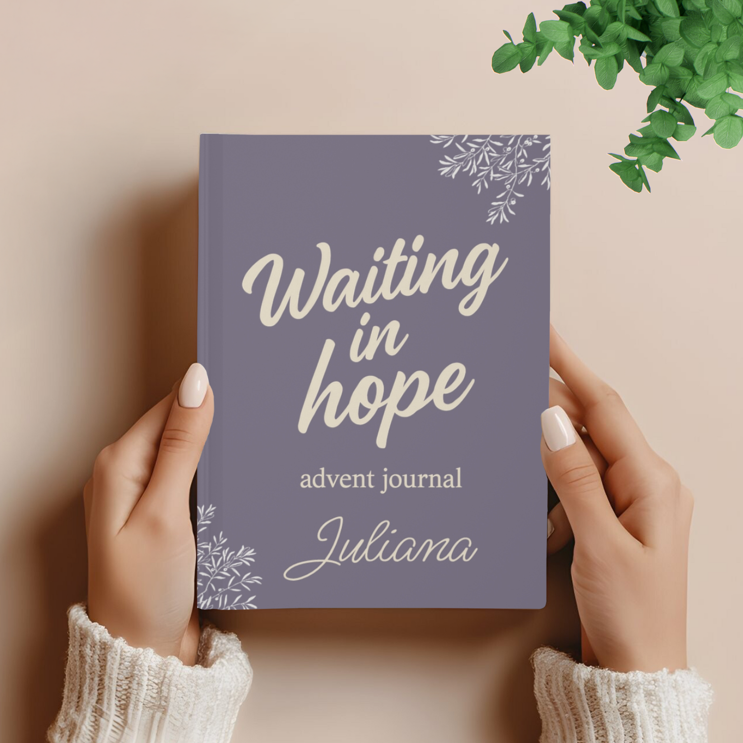 Personalized Advent Journal: Christian Gift Notebook  product thumbnail image