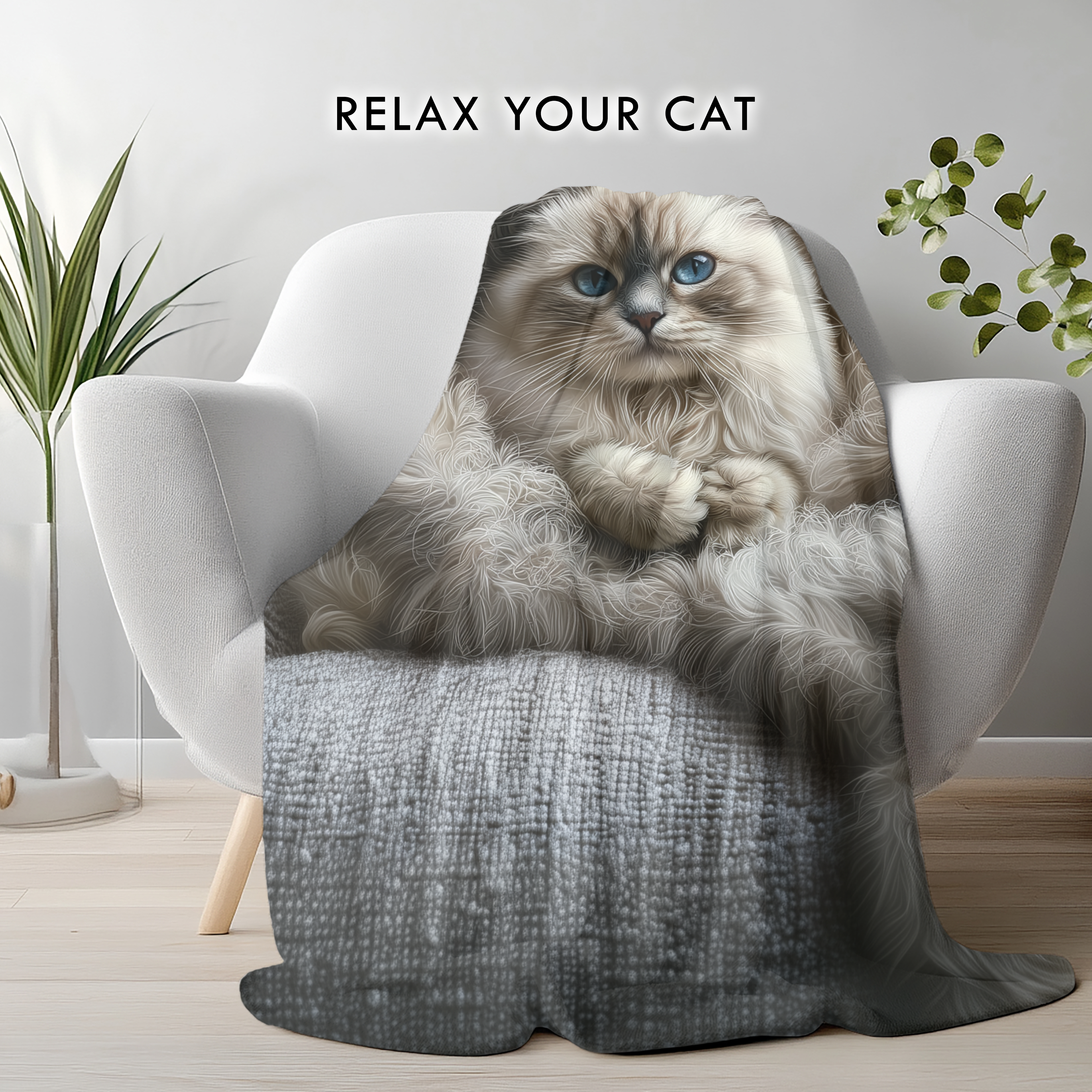 Custom Photo Blanket, Velveteen Plush product thumbnail image