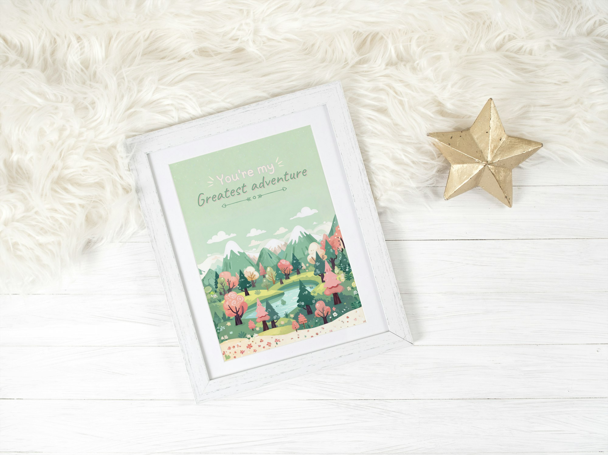 You're My Greatest Adventure Nursery Wall Art  product thumbnail image