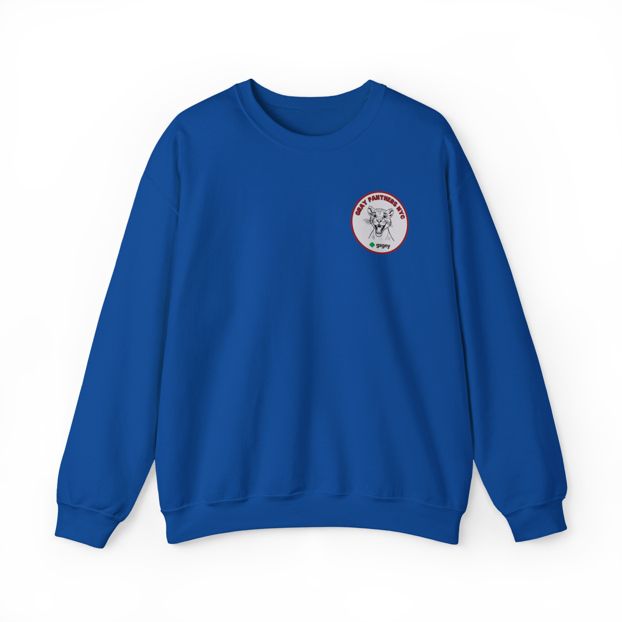 Girl Scouts NYC and Gray Panthers NYC Cozy Unisex Crewneck Sweatshirt - Fun Animal Design, Perfect for Casual Outings, Gift for Friends, Cozy Lounge Wear, Birthday Present, [...] product thumbnail image