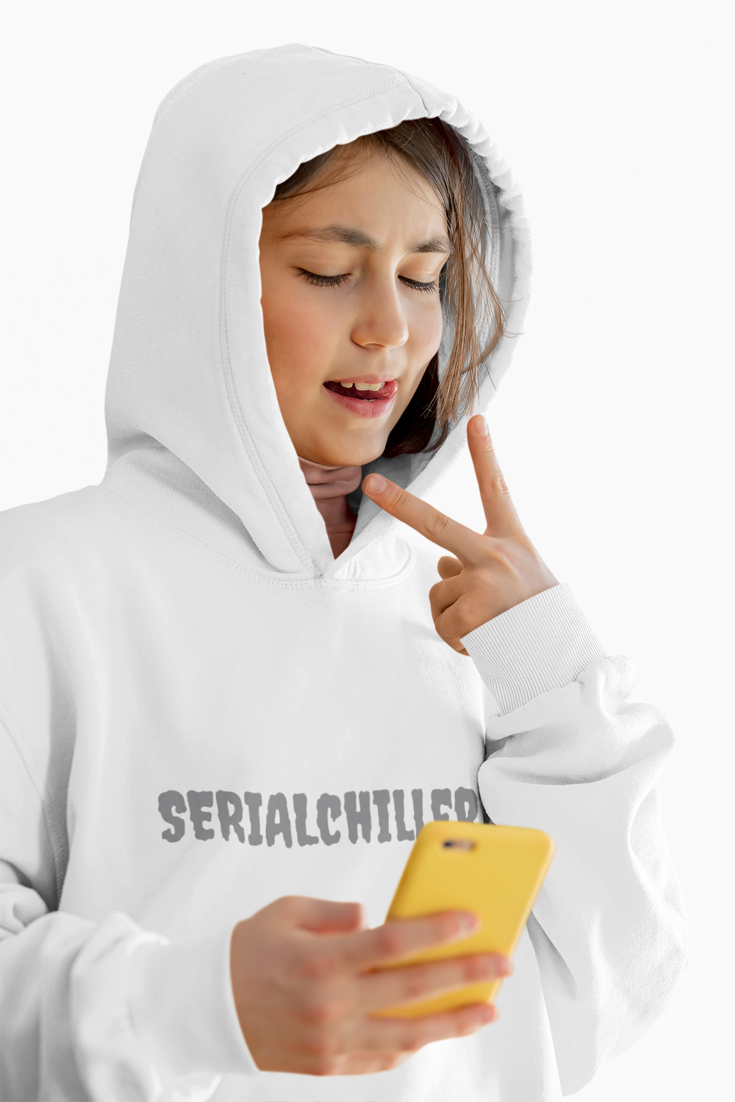 Chill Vibe Youth Hoodie - Perfect for Cozy Days, Serial Chiller Sweatshirt, Teen Gift, Relaxed Style, Fun Fashion product thumbnail image Chill Vibe Youth Hoodie - Perfect for Cozy Days, Serial Chiller Sweatshirt, Teen Gift, Relaxed Style, Fun Fashion product thumbnail image