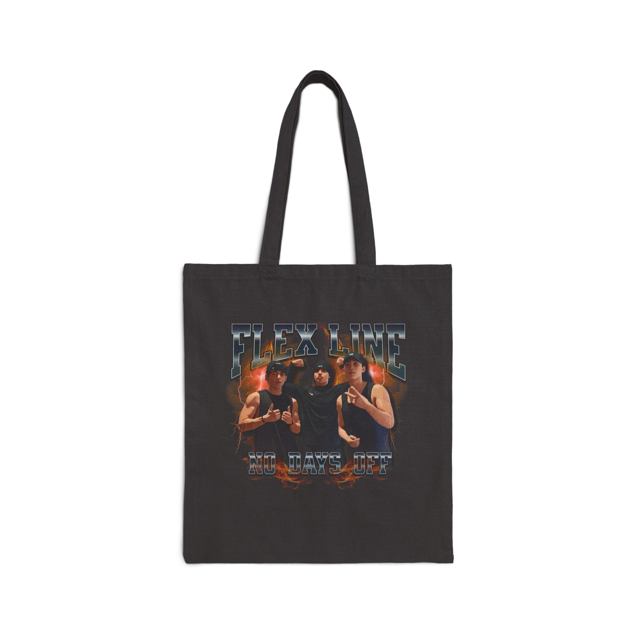 Flex Line Cotton Canvas Tote Bag, Designed by Army for Army product thumbnail image Flex Line Cotton Canvas Tote Bag, Designed by Army for Army product thumbnail image