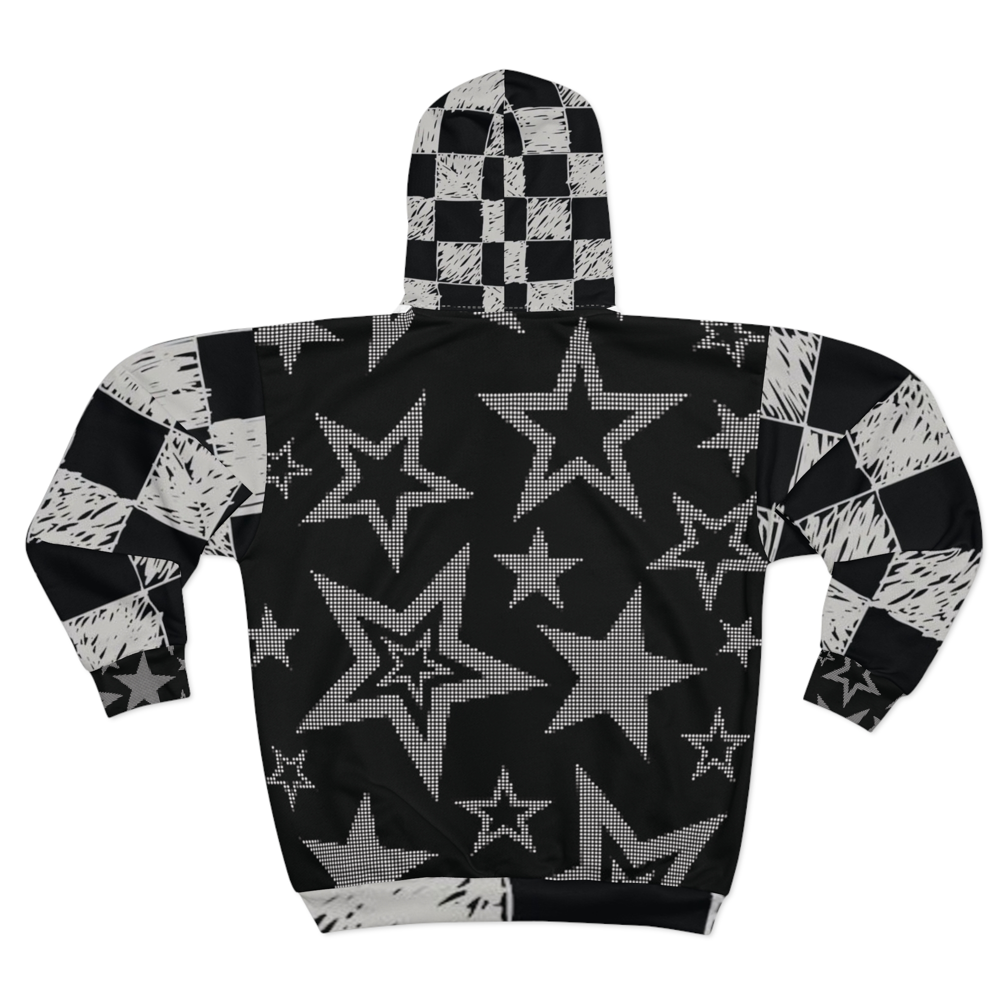 Personalized Pattern Zip Hoodie, Graphic Hoodie for Casual Wear, Unisex Customizable Zip-Up, Cozy Hoodie Gift, Trendy Outfit for All Seasons, Gift for Her/Him product thumbnail image
