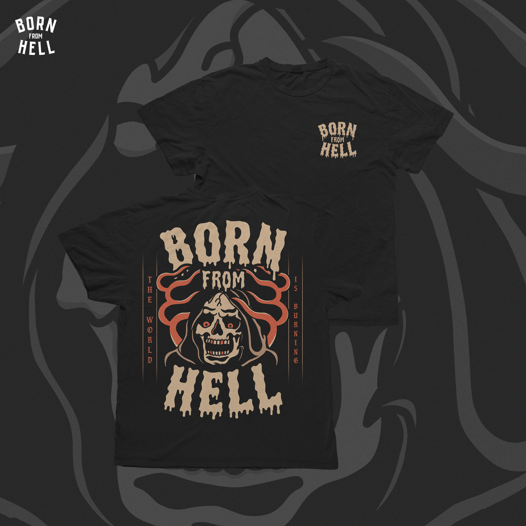 THE WORLD IS BURNING TEE product thumbnail image THE WORLD IS BURNING TEE product thumbnail image