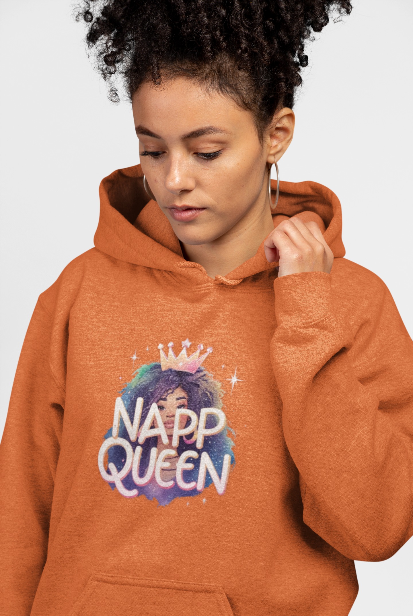 Napp Queen Hoodie - Natural Proud Unapologetic Unisex Sweatshirt product thumbnail image