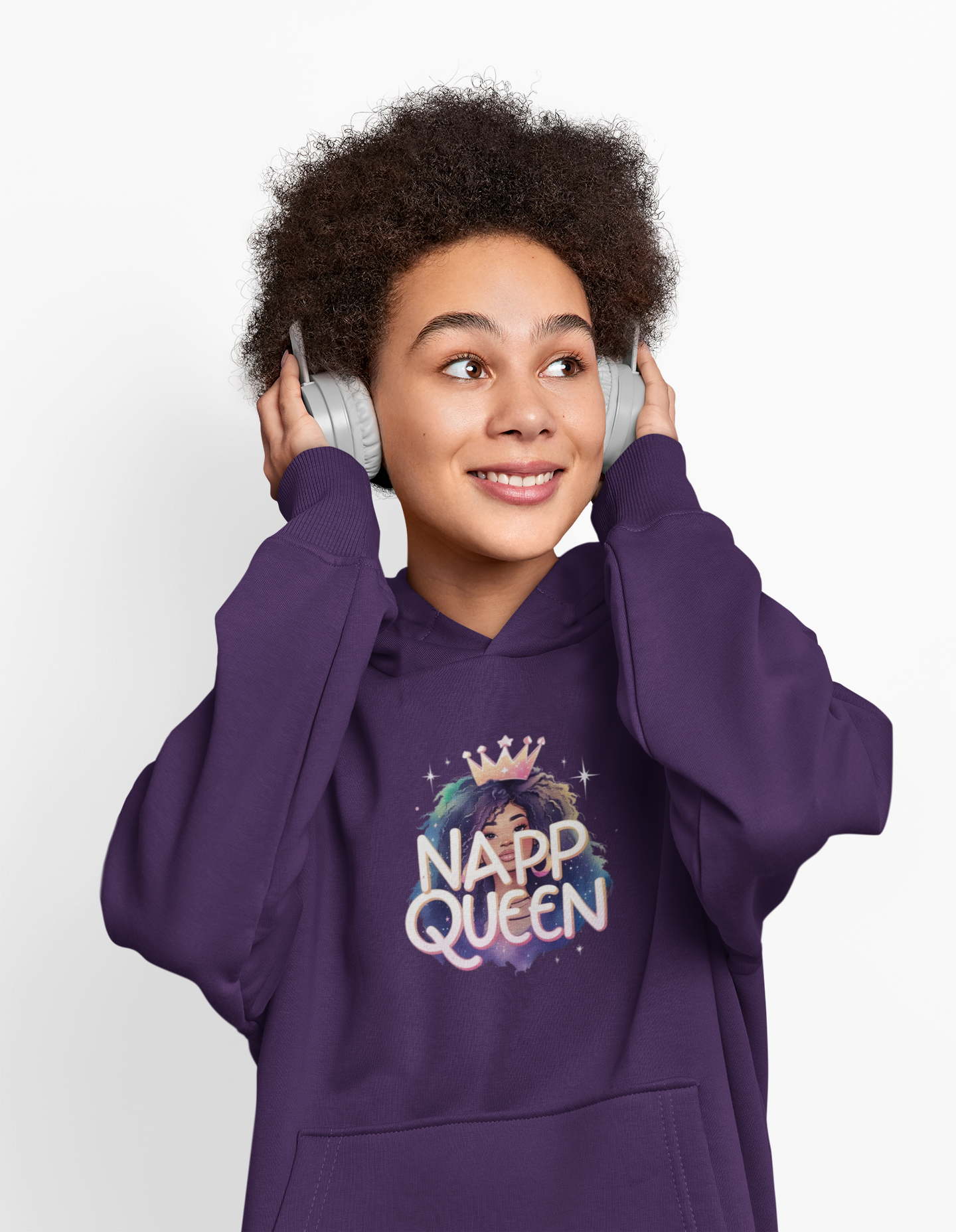 Napp Queen Hoodie - Natural Proud Unapologetic Unisex Sweatshirt product thumbnail image