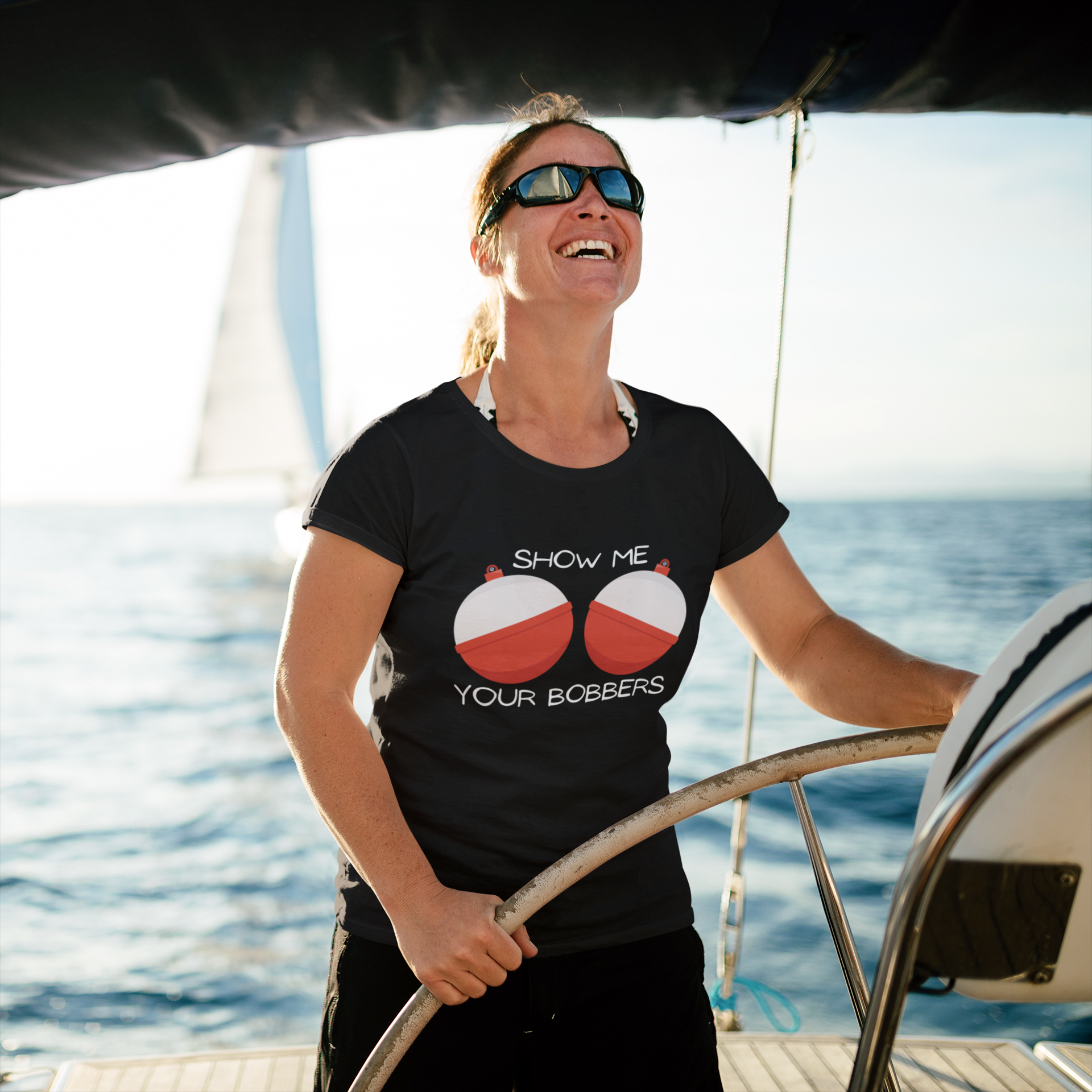 Show Me Your Bobbers Soft Style T-Shirt product thumbnail image Show Me Your Bobbers Soft Style T-Shirt product thumbnail image