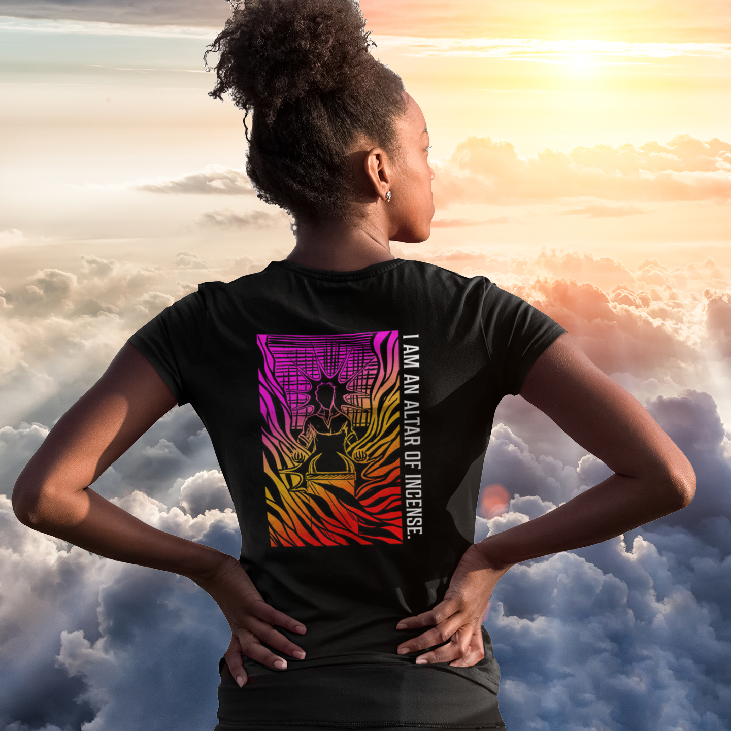 ALTAR OF INCENSE Chic Women's Softstyle Tee, Casual Everyday Shirt, Gift for Her, Summer Fashion, Trendy Graphic Tee product thumbnail image ALTAR OF INCENSE Chic Women's Softstyle Tee, Casual Everyday Shirt, Gift for Her, Summer Fashion, Trendy Graphic Tee product thumbnail image