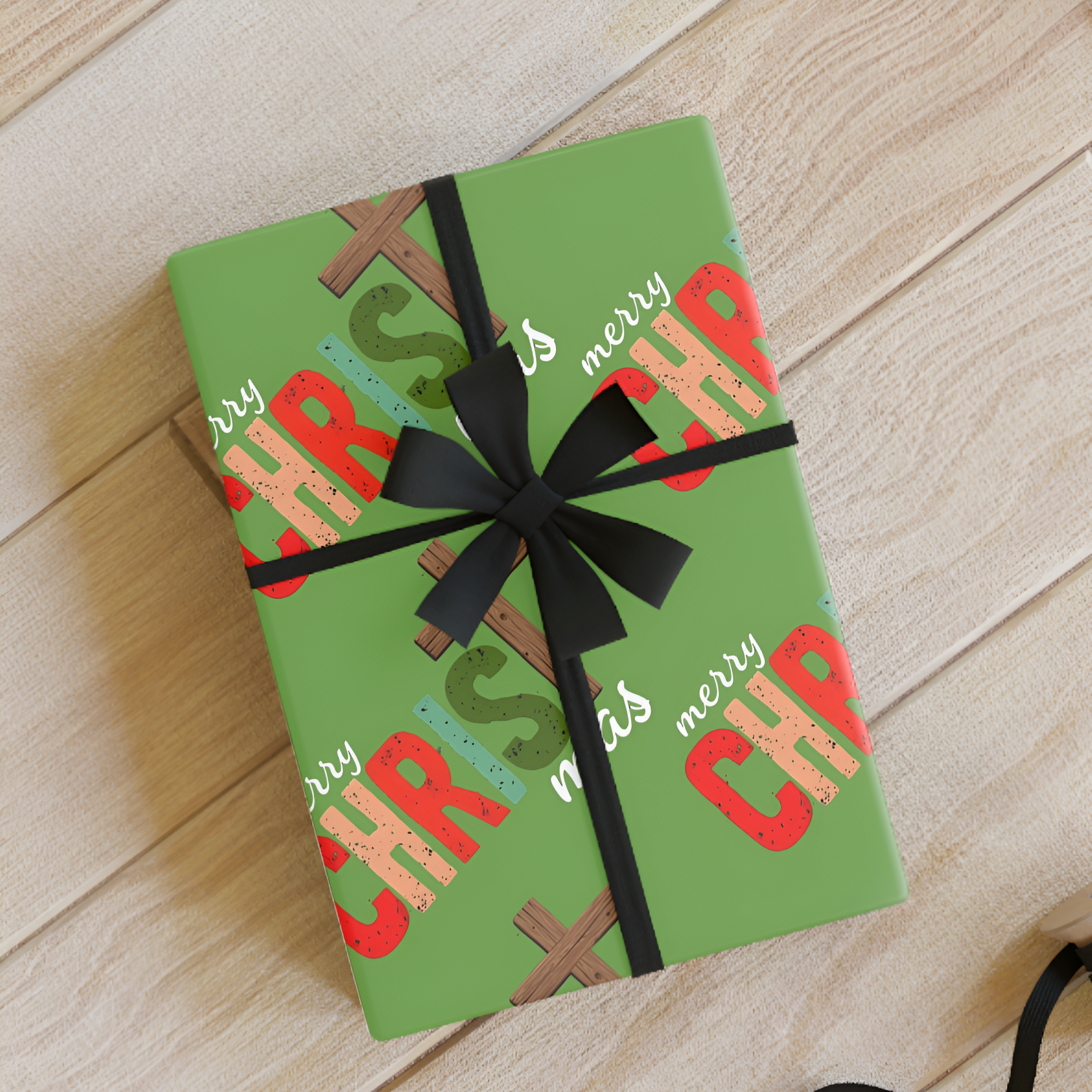 Merry Christ-mas, Holiday Gift Wrapping Paper Roll - Christmas Theme, Eco-friendly, Gift Wrap, Seasonal Décor, Party Supplies, Santa & Grinch Design product thumbnail image Merry Christ-mas, Holiday Gift Wrapping Paper Roll - Christmas Theme, Eco-friendly, Gift Wrap, Seasonal Décor, Party Supplies, Santa & Grinch Design product thumbnail image