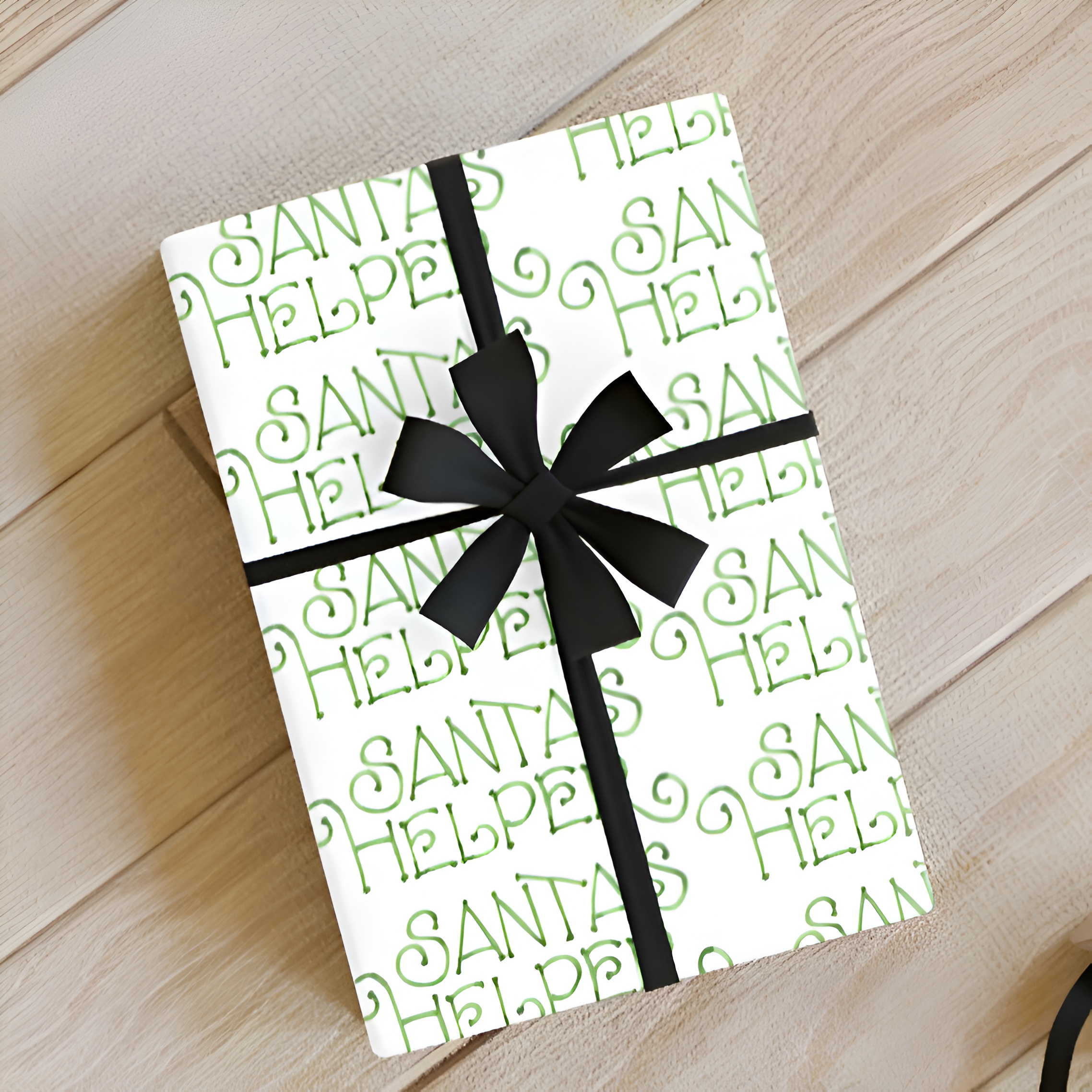 Santa's Helper- Holiday Gift Wrapping Paper Roll - Christmas Theme, Eco-friendly, Gift Wrap, Seasonal Décor, Party Supplies, Santa & Grinch Design product thumbnail image Santa's Helper- Holiday Gift Wrapping Paper Roll - Christmas Theme, Eco-friendly, Gift Wrap, Seasonal Décor, Party Supplies, Santa & Grinch Design product thumbnail image