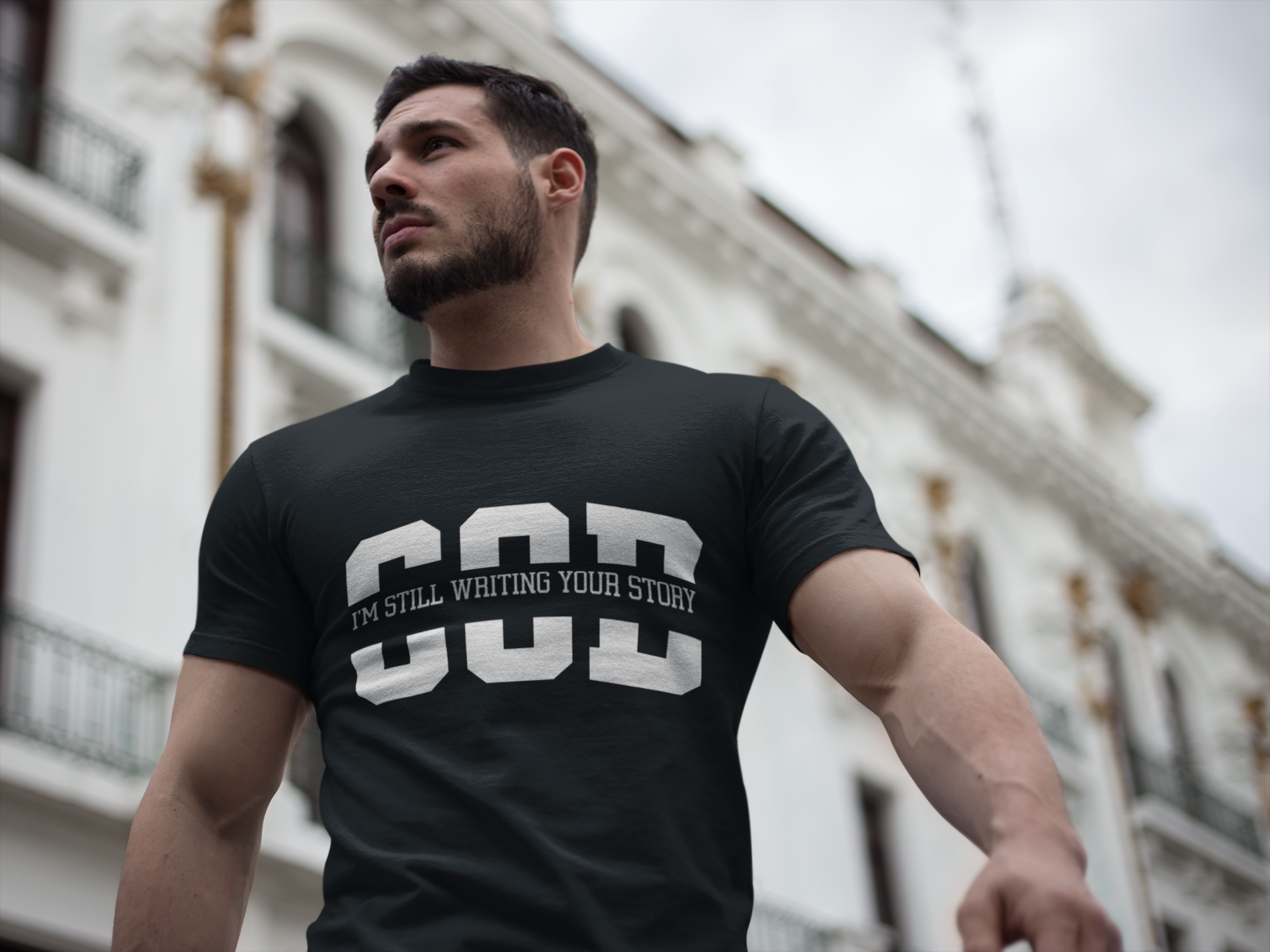 I'm Still Writing Your Story, GOD Inspirational Quote Tee, Comfort and Style for Writers, Gift for Book Lovers, Casual Wear, Spiritual, Everyday Comfort product thumbnail image