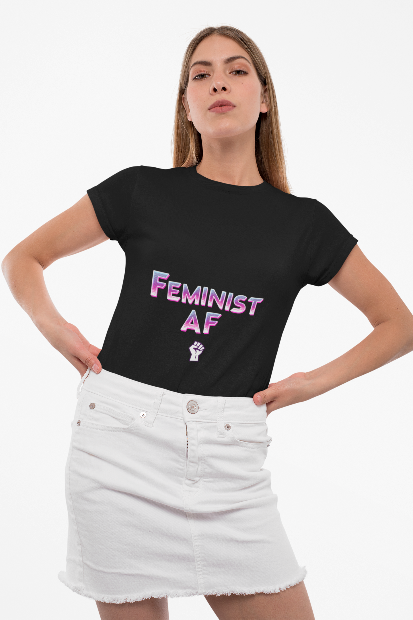 Feminist AF Graphic Tee product thumbnail image Feminist AF Graphic Tee product thumbnail image
