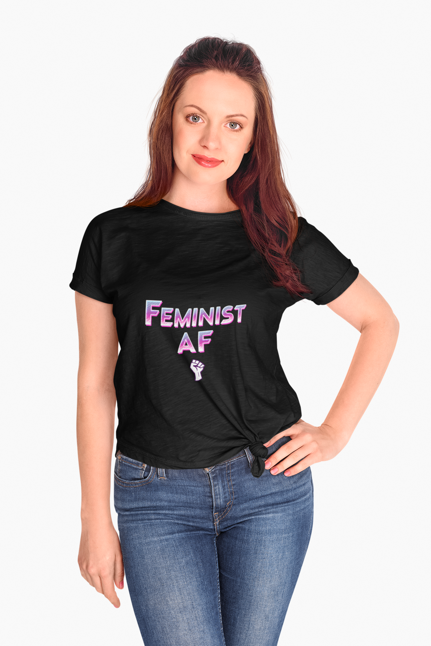 Feminist AF Graphic Tee product thumbnail image Feminist AF Graphic Tee product thumbnail image