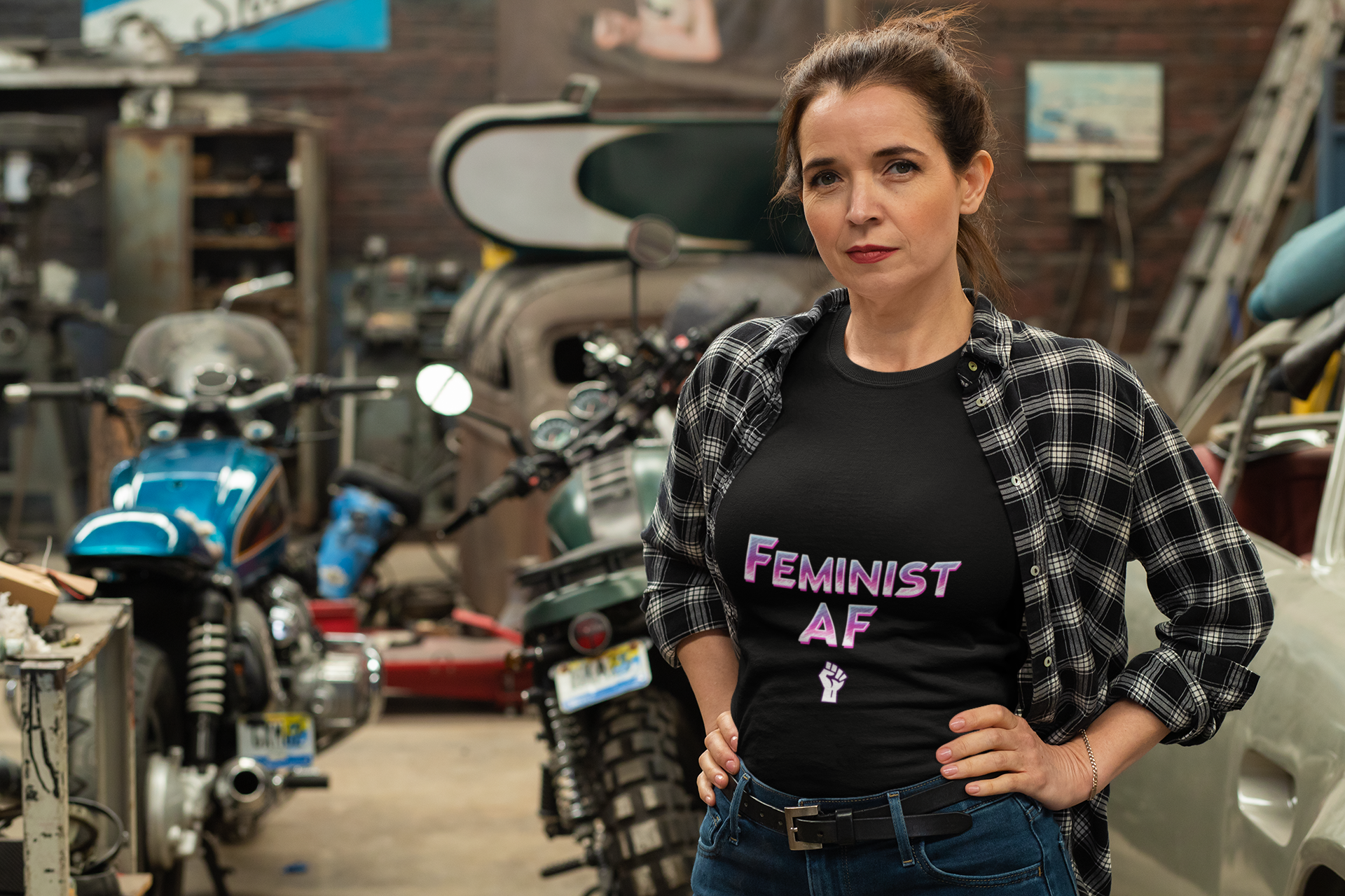 Feminist AF Graphic Tee product thumbnail image Feminist AF Graphic Tee product thumbnail image