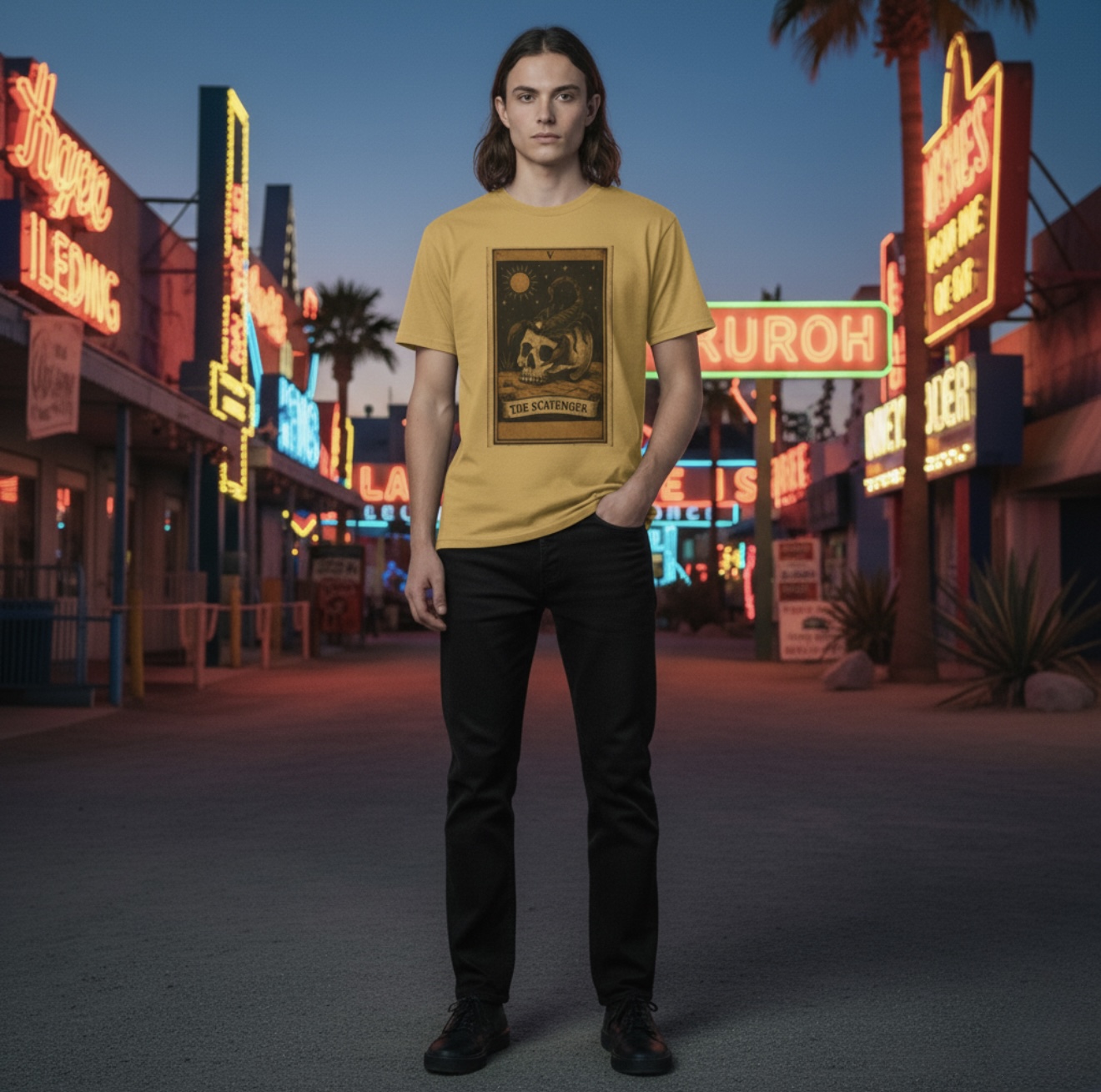 Vintage-Inspired Skull &amp; Vulture T-Shirt for the Bold Adventurer, Alternative Style, Unisex Apparel, Edgy Fashion Statement, Perfect [...]