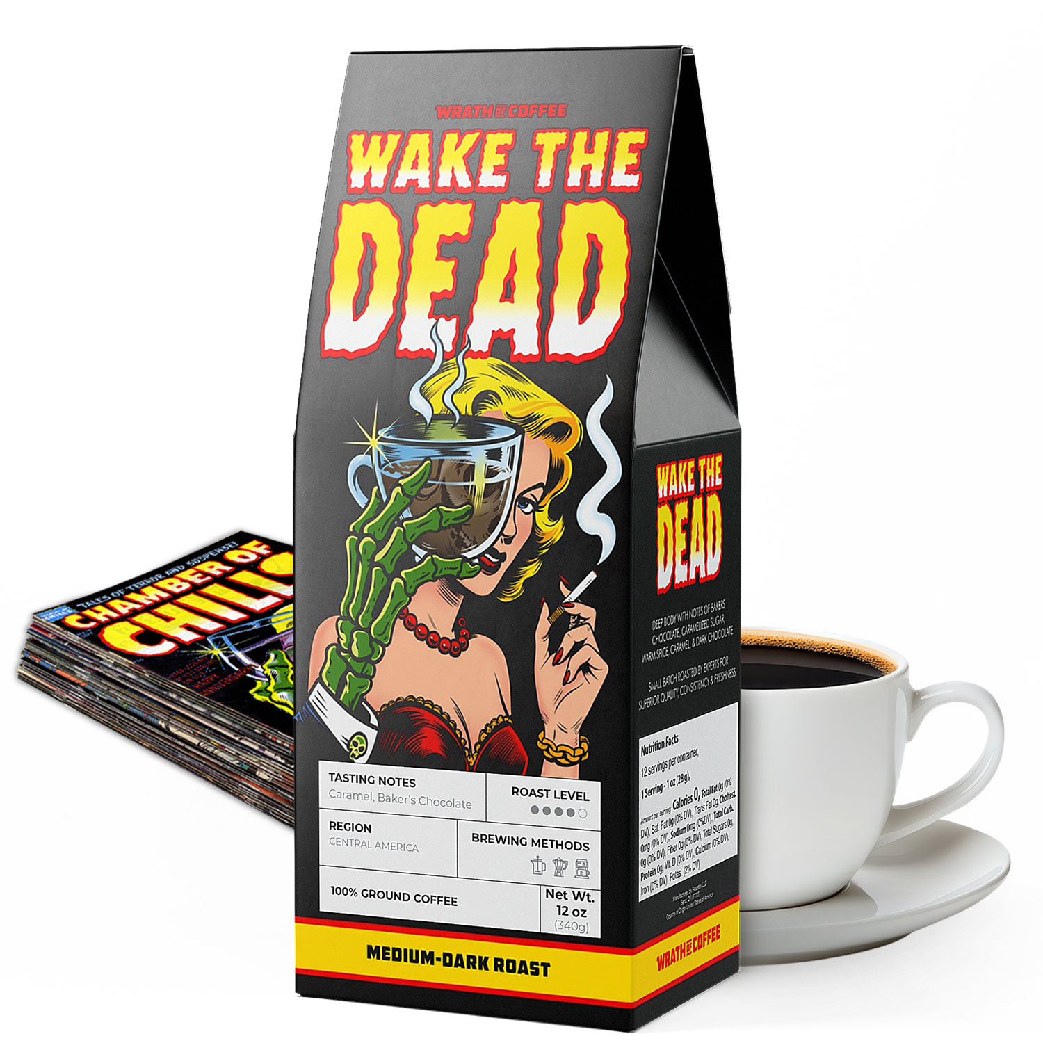 Wake the Dead – Medium-Dark Roast Coffee product thumbnail image Wake the Dead – Medium-Dark Roast Coffee product thumbnail image