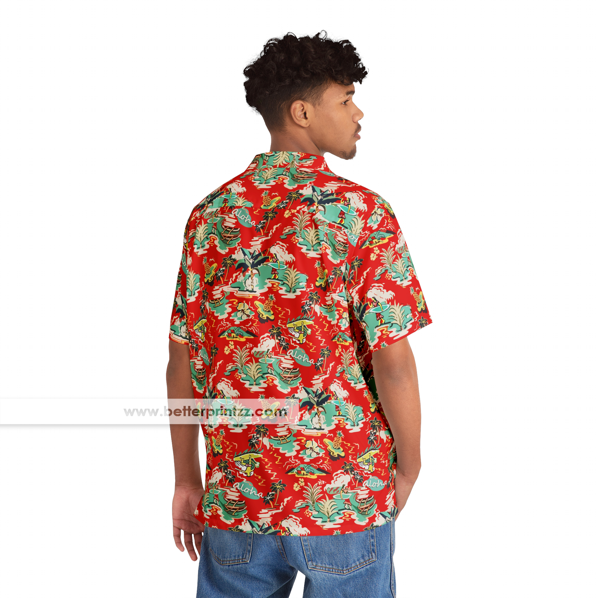 Palm Springs Hawaiian Shirt Replica worn by Andy Samberg as Nyles, Movie Costume Shirt, Palm Springs Outfit, Andy Samberg Halloween Costume product thumbnail image Palm Springs Hawaiian Shirt Replica worn by Andy Samberg as Nyles, Movie Costume Shirt, Palm Springs Outfit, Andy Samberg Halloween Costume product thumbnail image