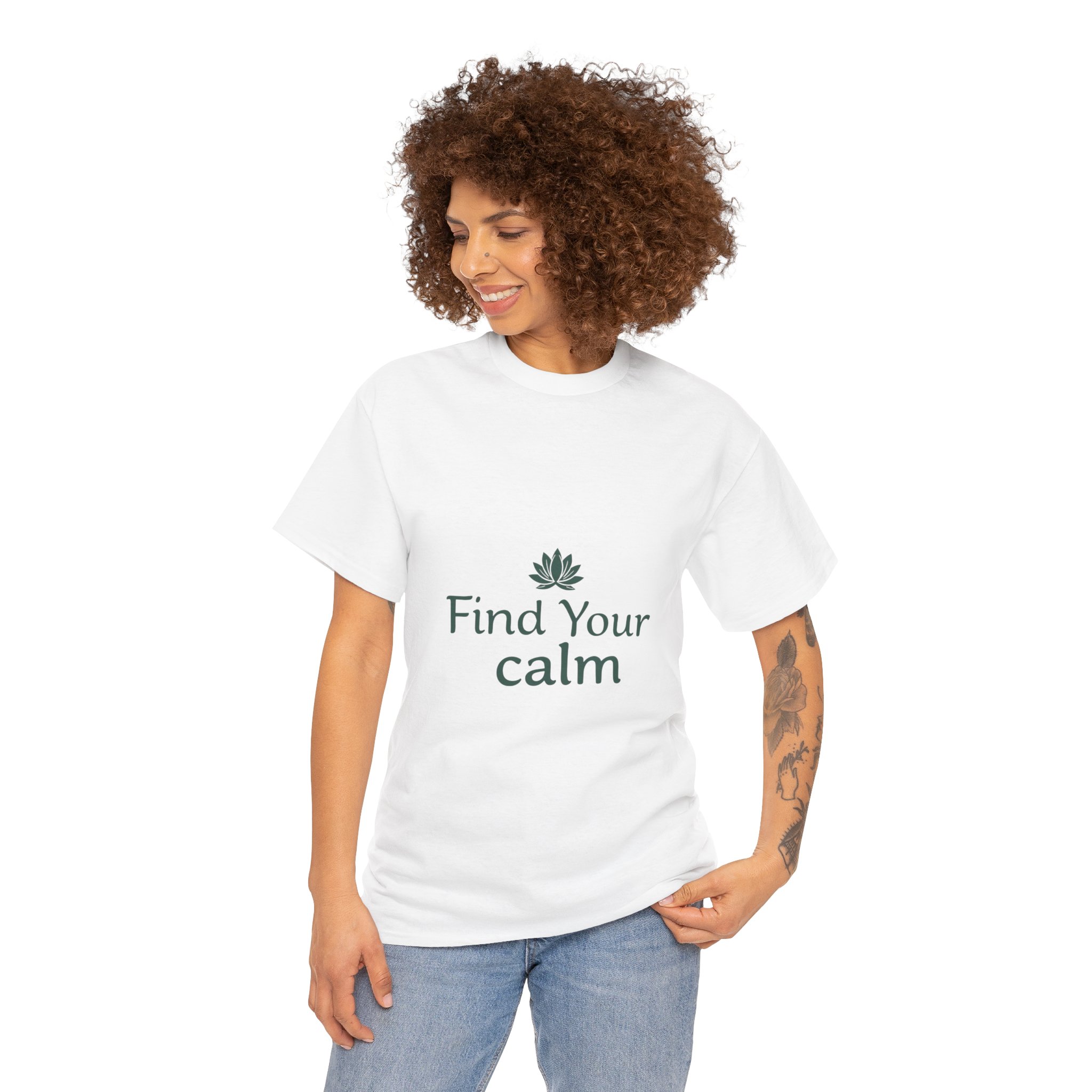 Find Your Calm Unisex Tee | Relaxation Gift | Zen Mindfulness Apparel product thumbnail image