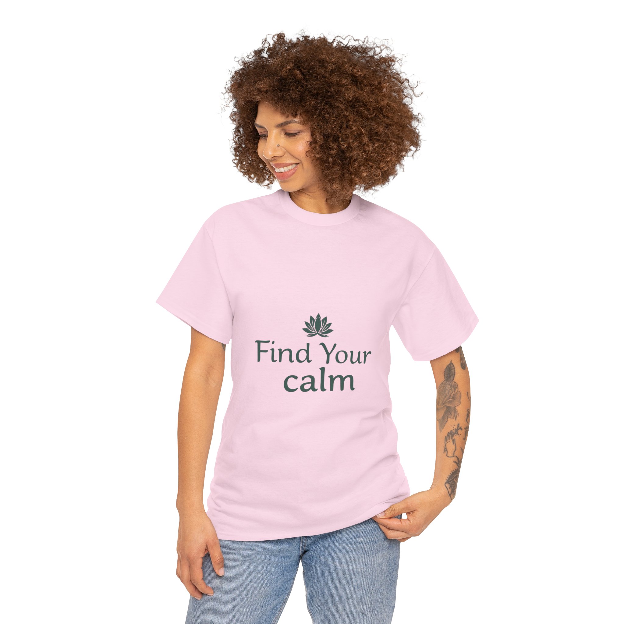 Find Your Calm Ladies Tee | Relaxation Gift | Zen Mindfulness Apparel product thumbnail image Find Your Calm Ladies Tee | Relaxation Gift | Zen Mindfulness Apparel product thumbnail image