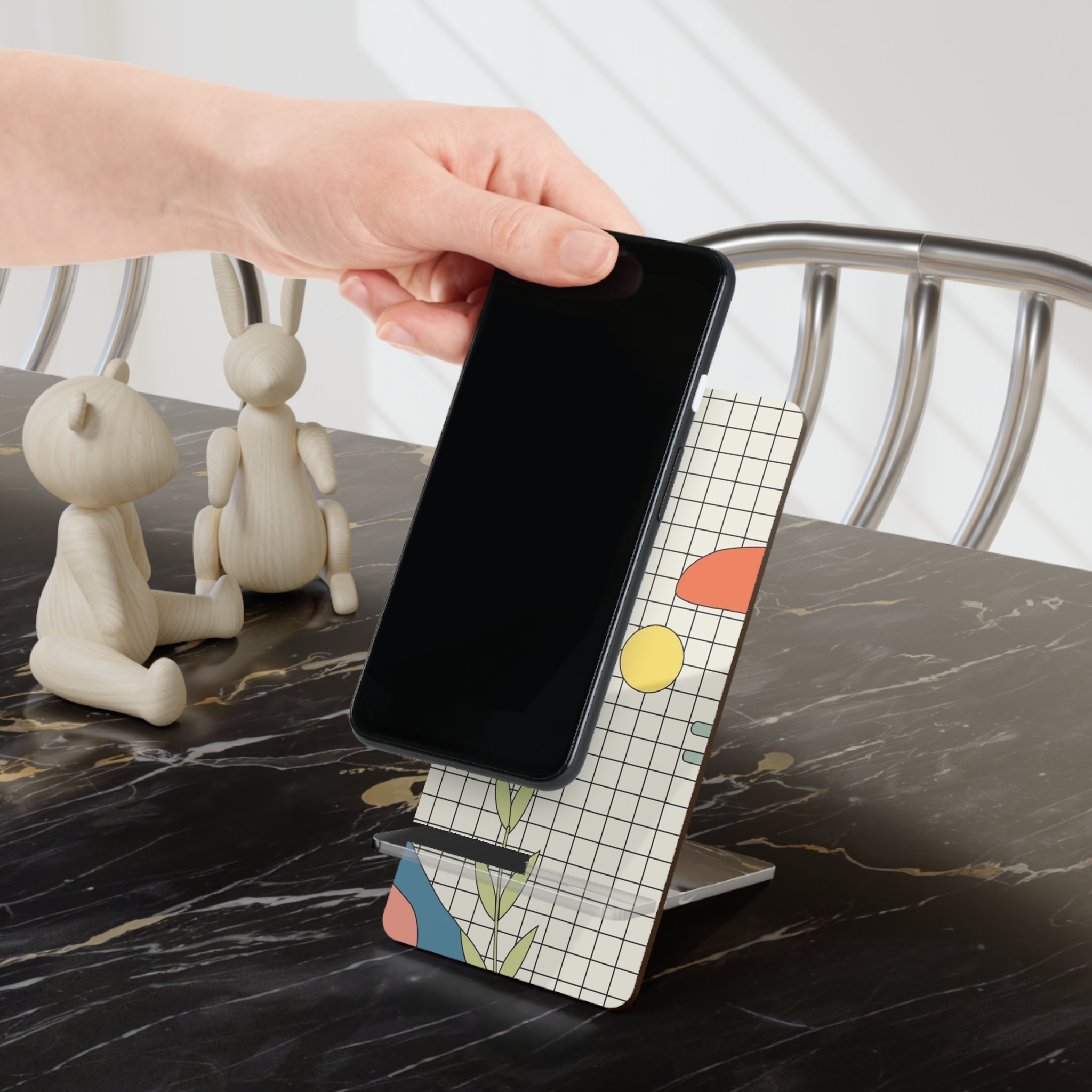 Personalized Mobile Display Stand, Smartphones Stand, Desk Organizer, Phone Holder, Modern Tech Decor, Minimalist, Custom Birthday Gift ideas product thumbnail image Personalized Mobile Display Stand, Smartphones Stand, Desk Organizer, Phone Holder, Modern Tech Decor, Minimalist, Custom Birthday Gift ideas product thumbnail image