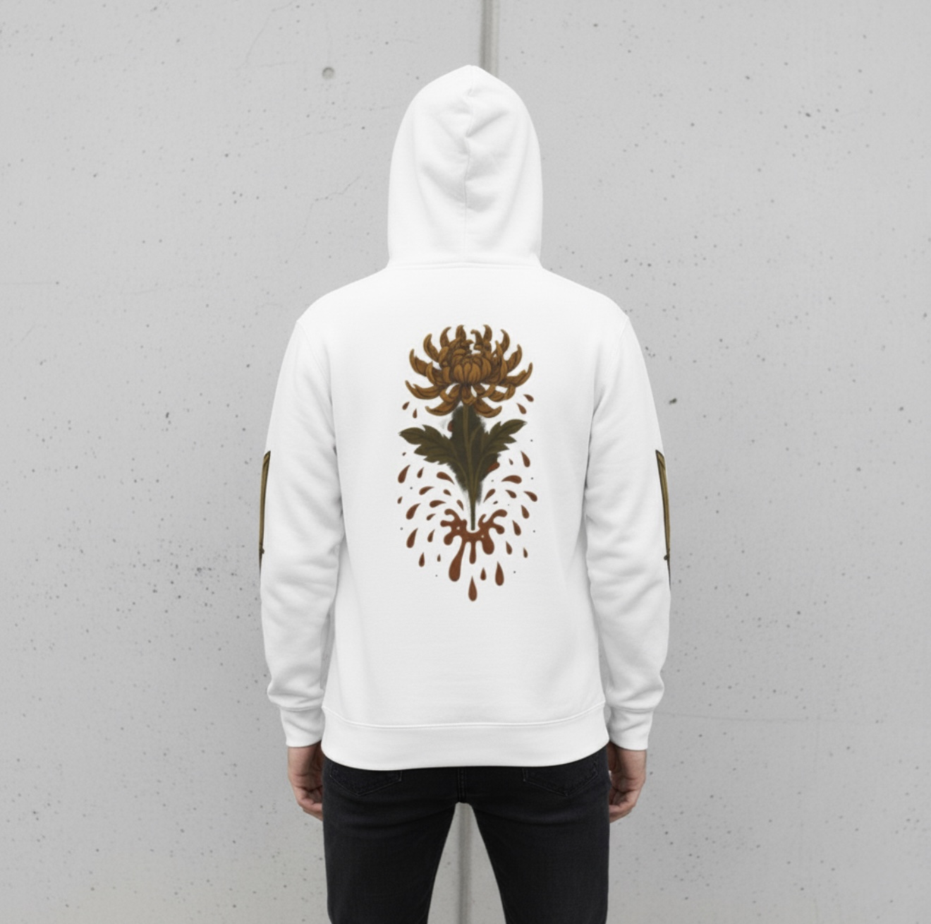 Unisex Hooded Long Sleeve Tee with Warrior Design | Comfortable Casual Wear, Gift for Gamers, Fall Fashion, Unique Graphic Tee, [...] product thumbnail image