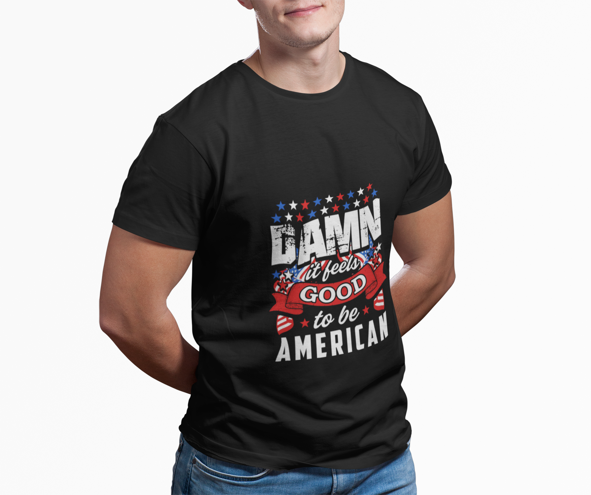 Patriotic Tee - Celebrate America, 4th of July Gift, Bold Statement, Veterans Gift product thumbnail image