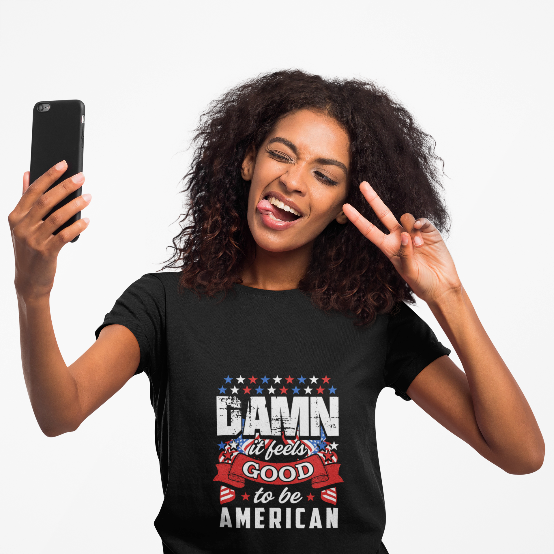 Patriotic Tee - Celebrate America, 4th of July Gift, Bold Statement, Veterans Gift product thumbnail image