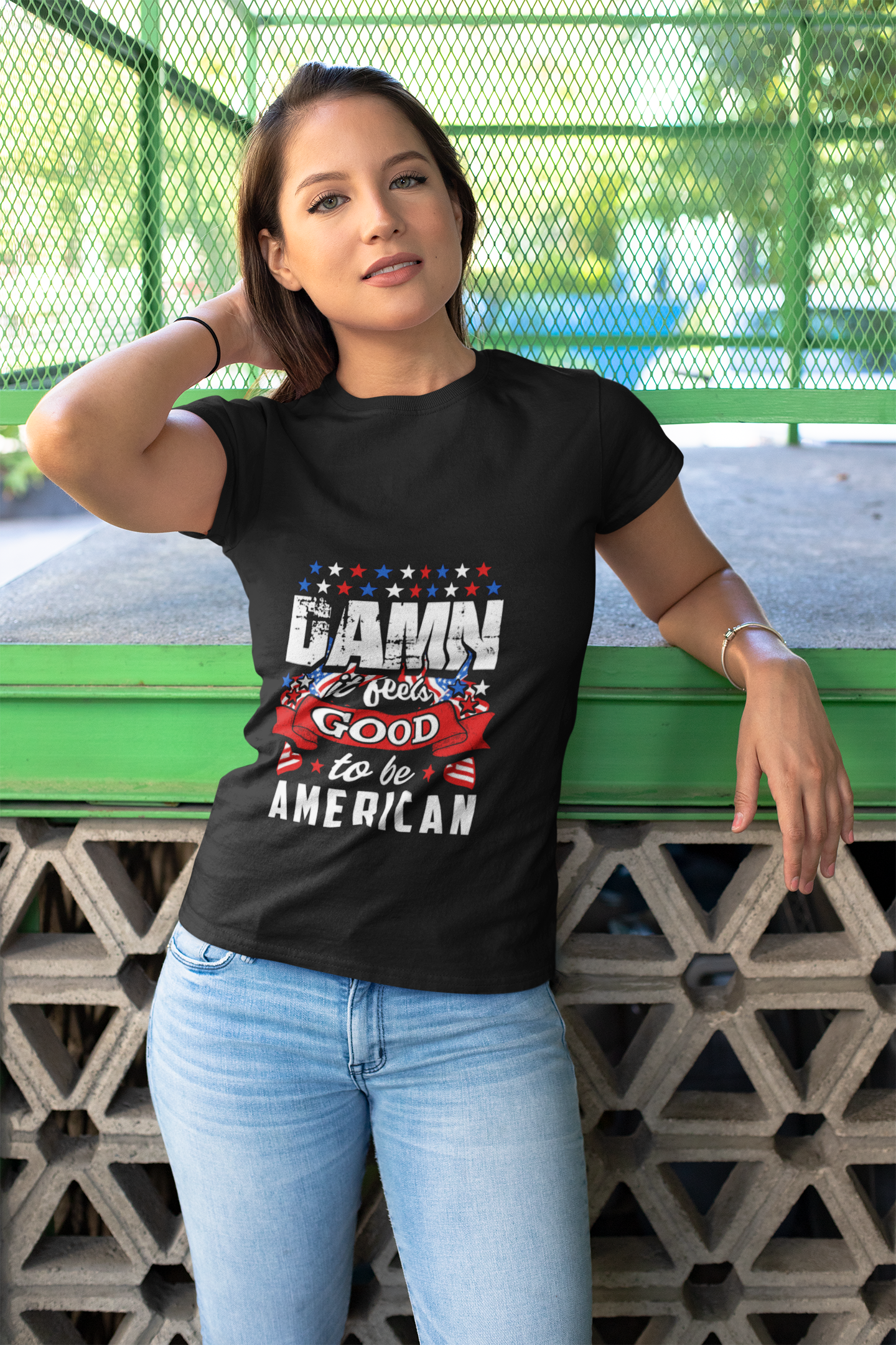 Patriotic Tee - Celebrate America, 4th of July Gift, Bold Statement, Veterans Gift product thumbnail image