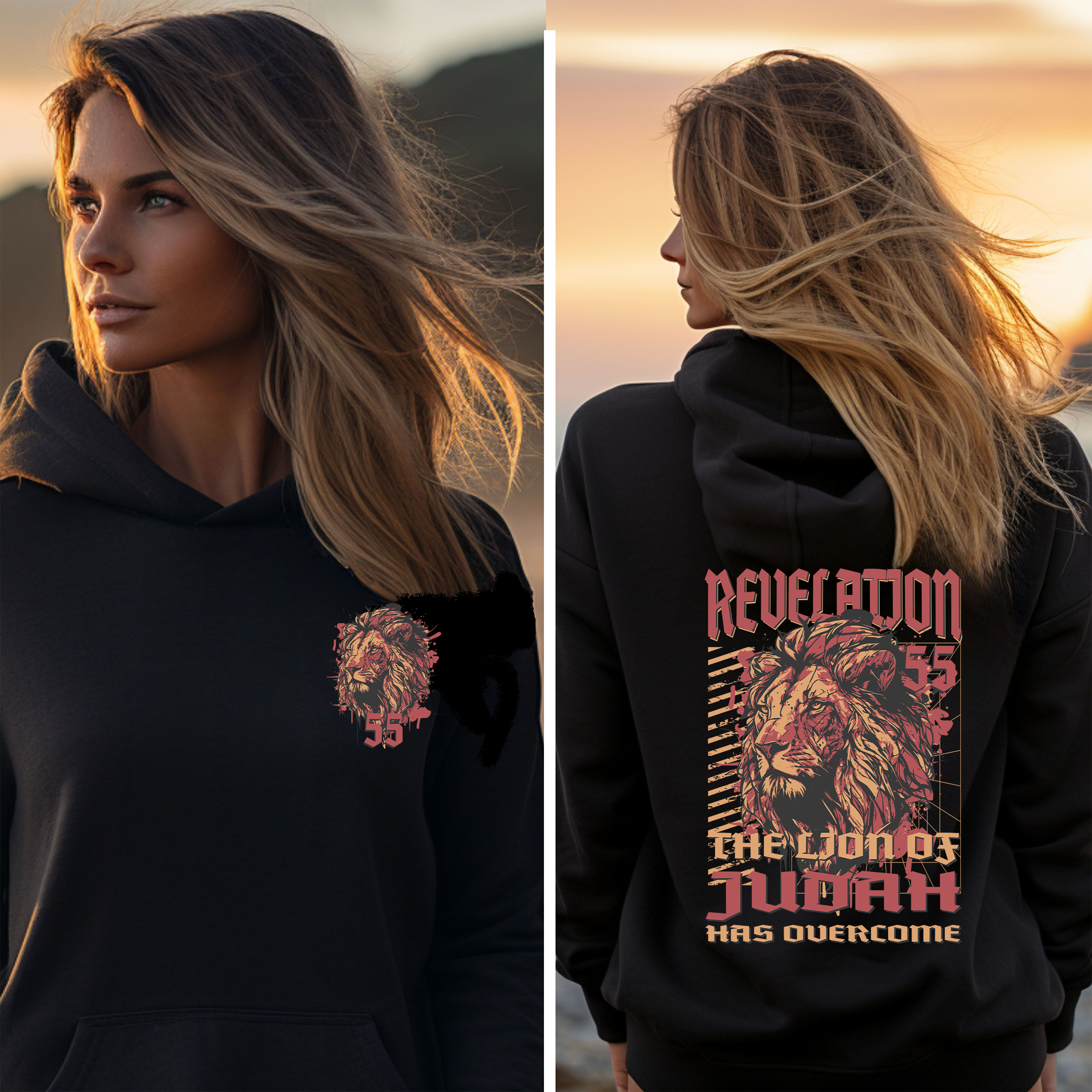 Revelation 5:5 - Lion of Judah has Overcome Hoodie product thumbnail image Revelation 5:5 - Lion of Judah has Overcome Hoodie product thumbnail image