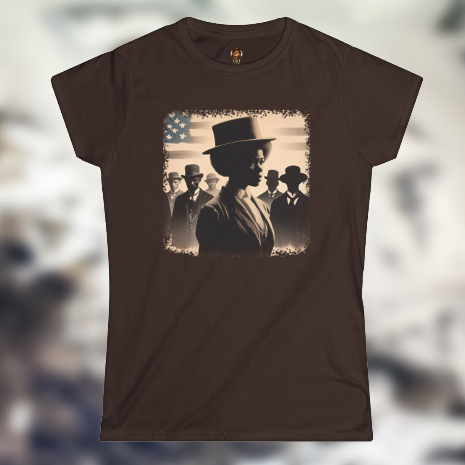 Vintage Early 1900s Silhouette - Women's Softstyle Tee product thumbnail image