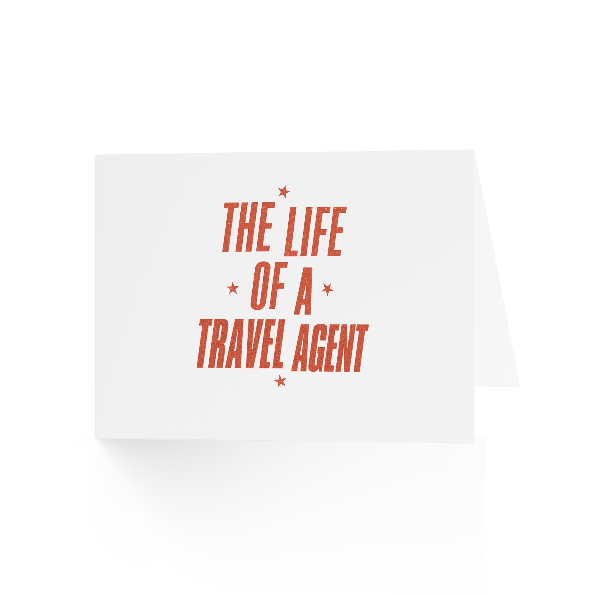 LIFE OF A TRAVEL AGENT - Greeting Cards (1, 10, 30, and 50 pcs) (NOT PERSONALIZED) product thumbnail image
