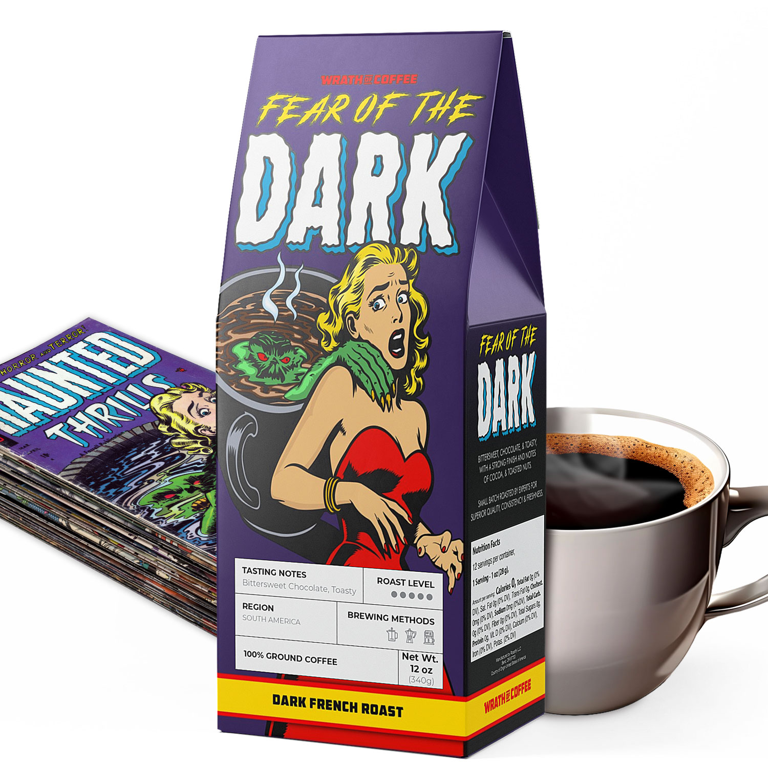 Fear of the Dark – Dark French Roast product thumbnail image Fear of the Dark – Dark French Roast product thumbnail image