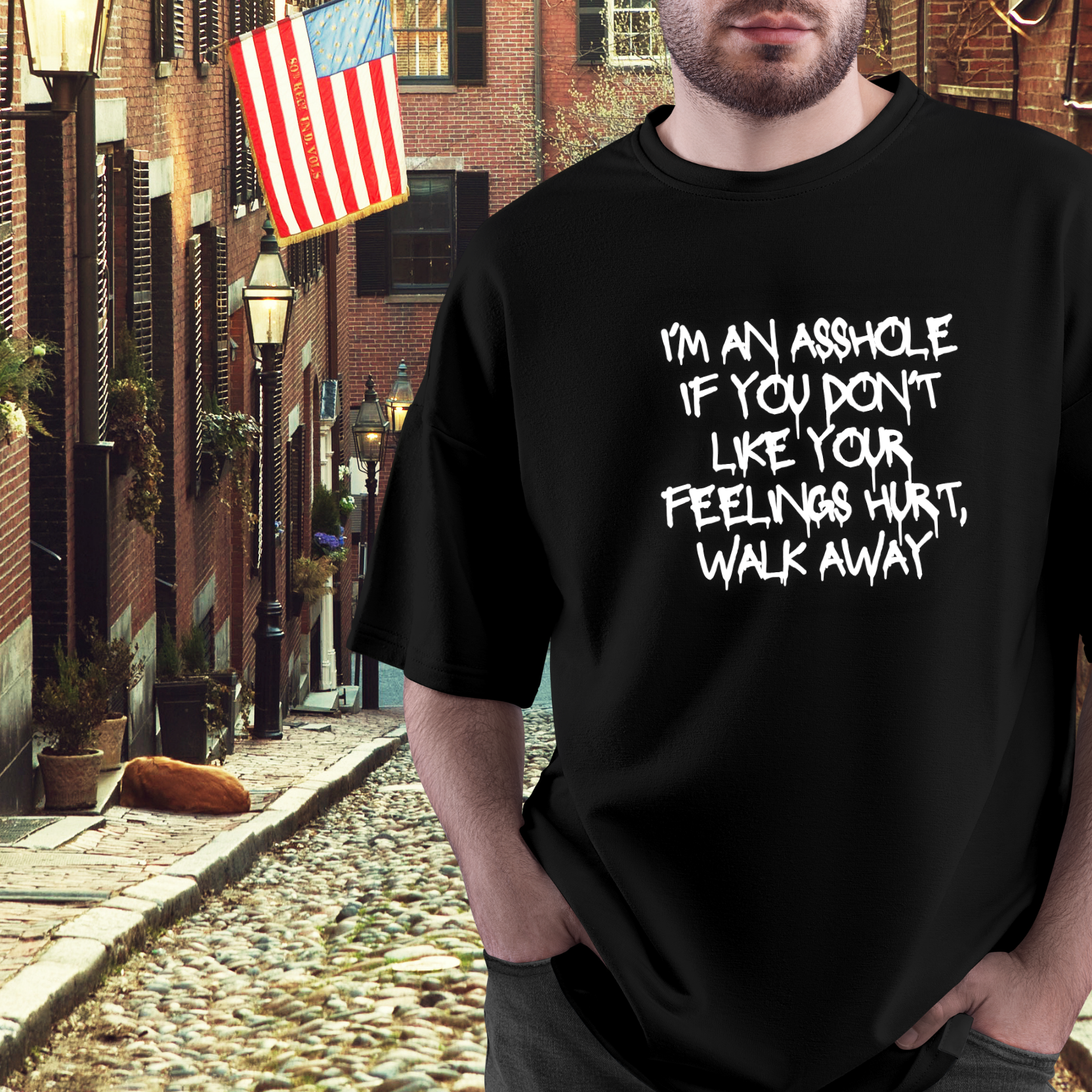 Grafetti Comfort Colors Unisex T-shirt - I'm an Asshole Design